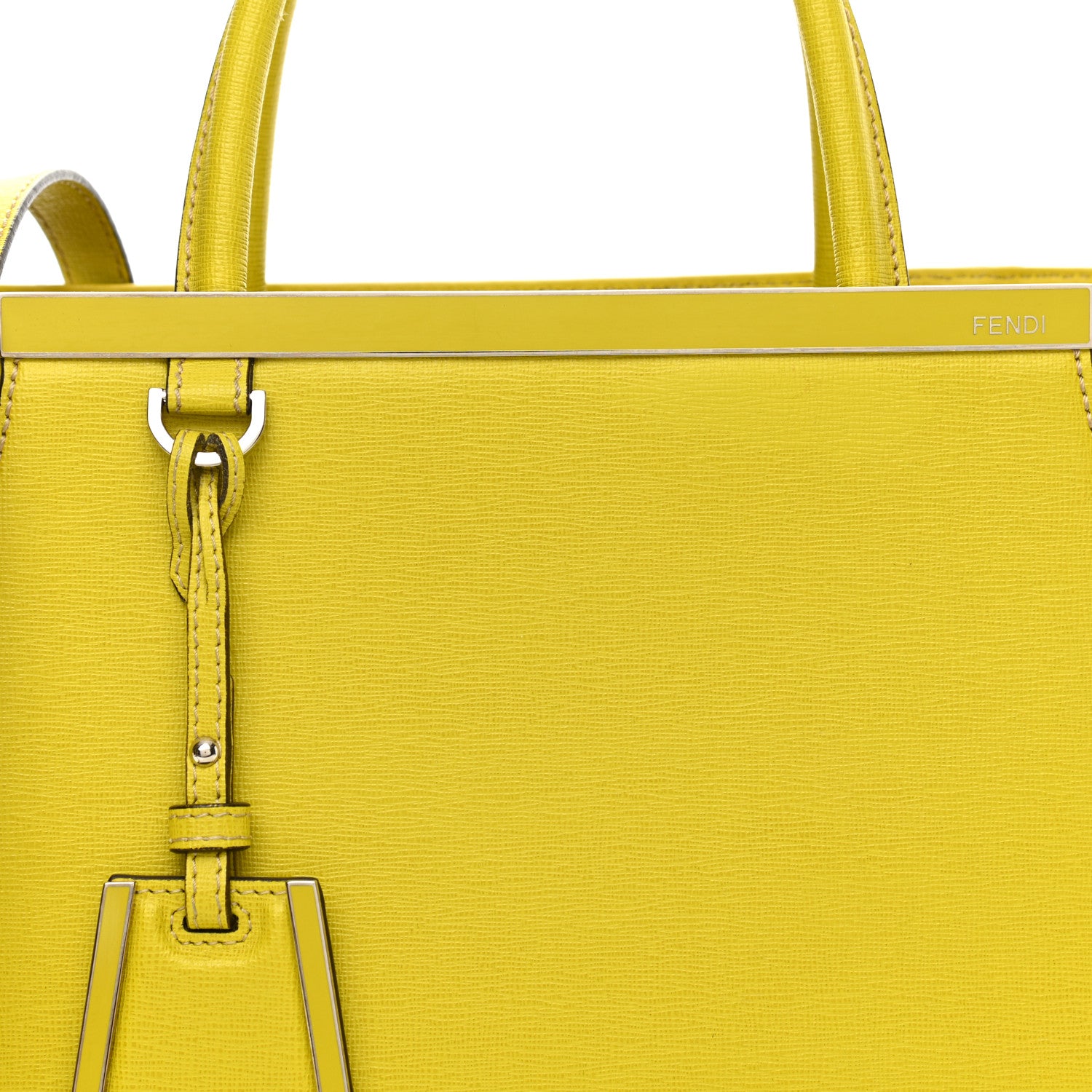 Fendi Vitello Elite Petite 2Jours Tote Cedro 8 of 11