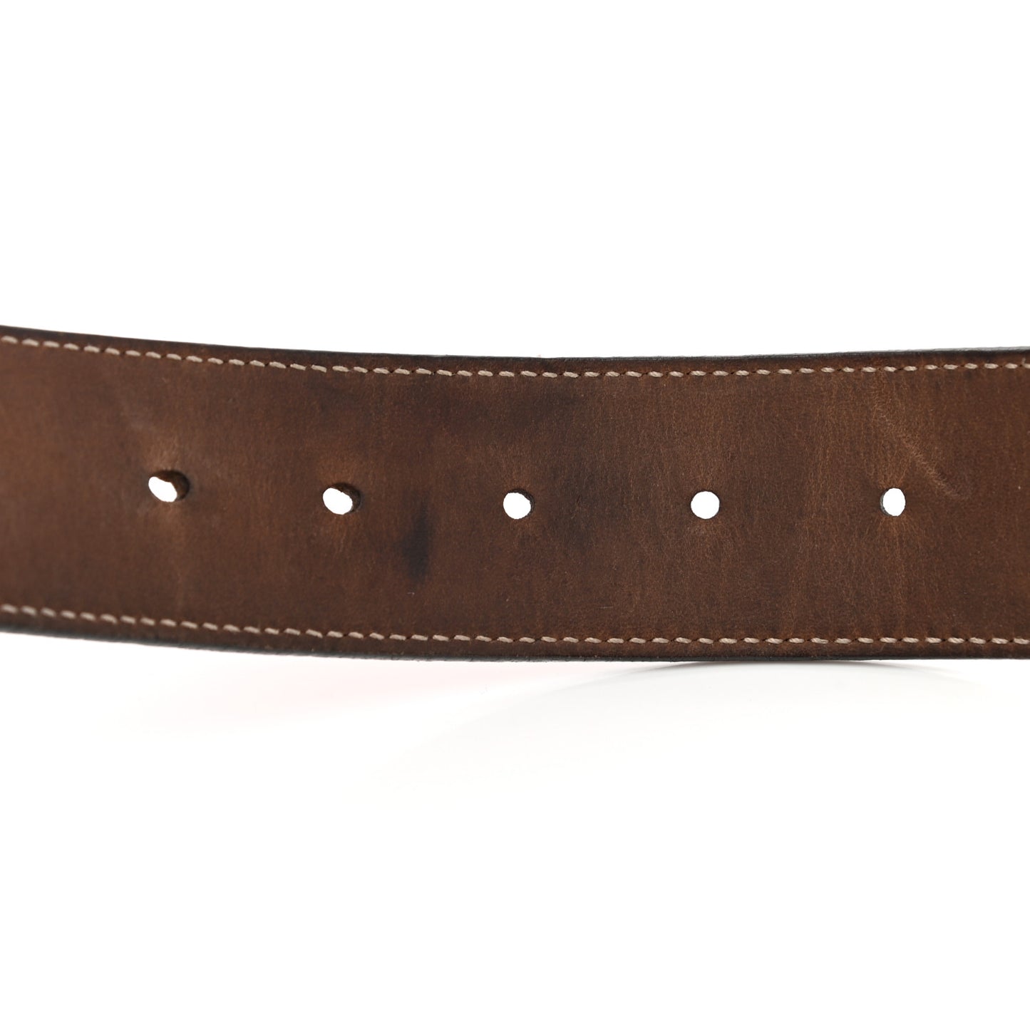 Nubuck Interlocking G Belt 90 36 Deep Orange