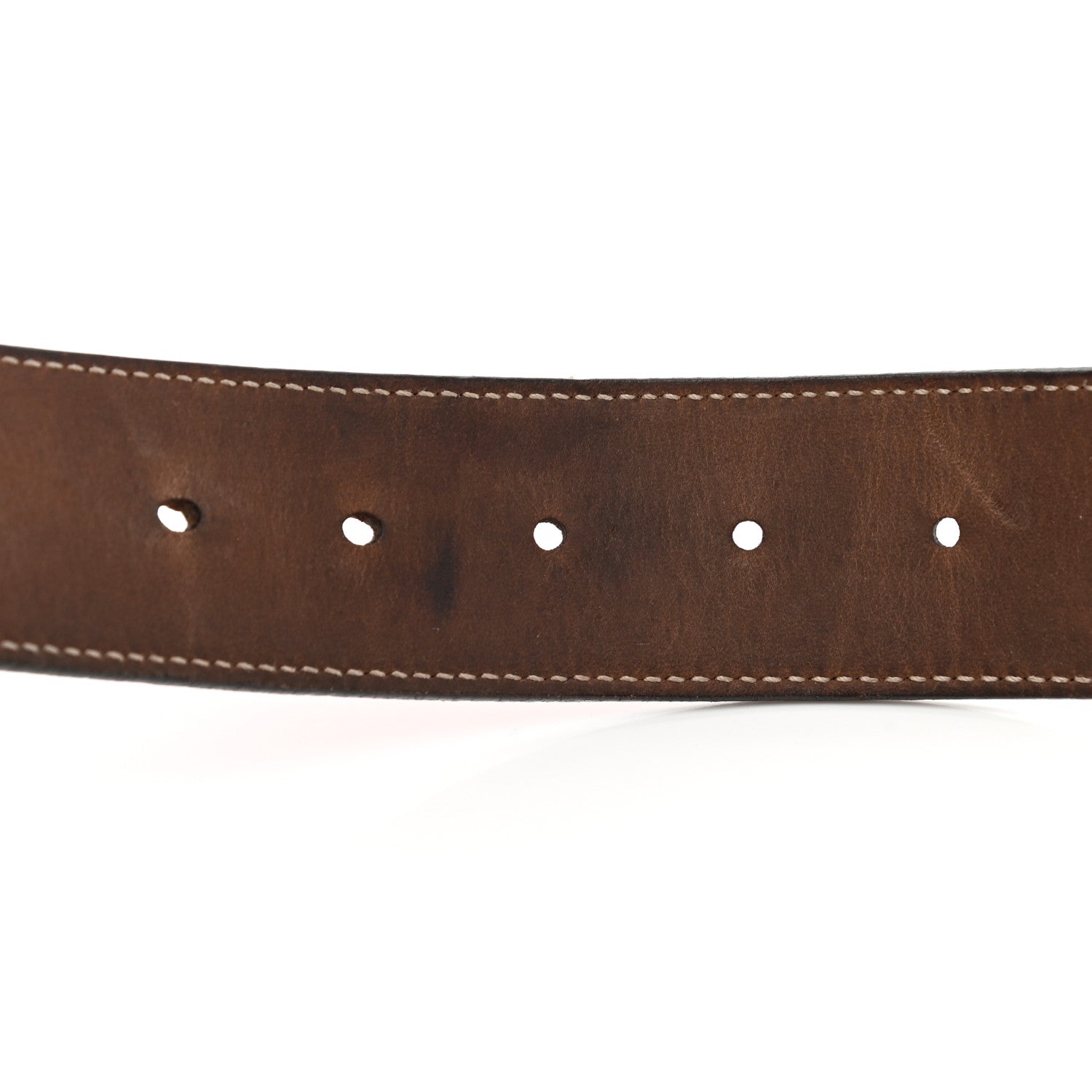 Gucci Nubuck Interlocking G Belt 90 36 Deep Orange 6 of 6
