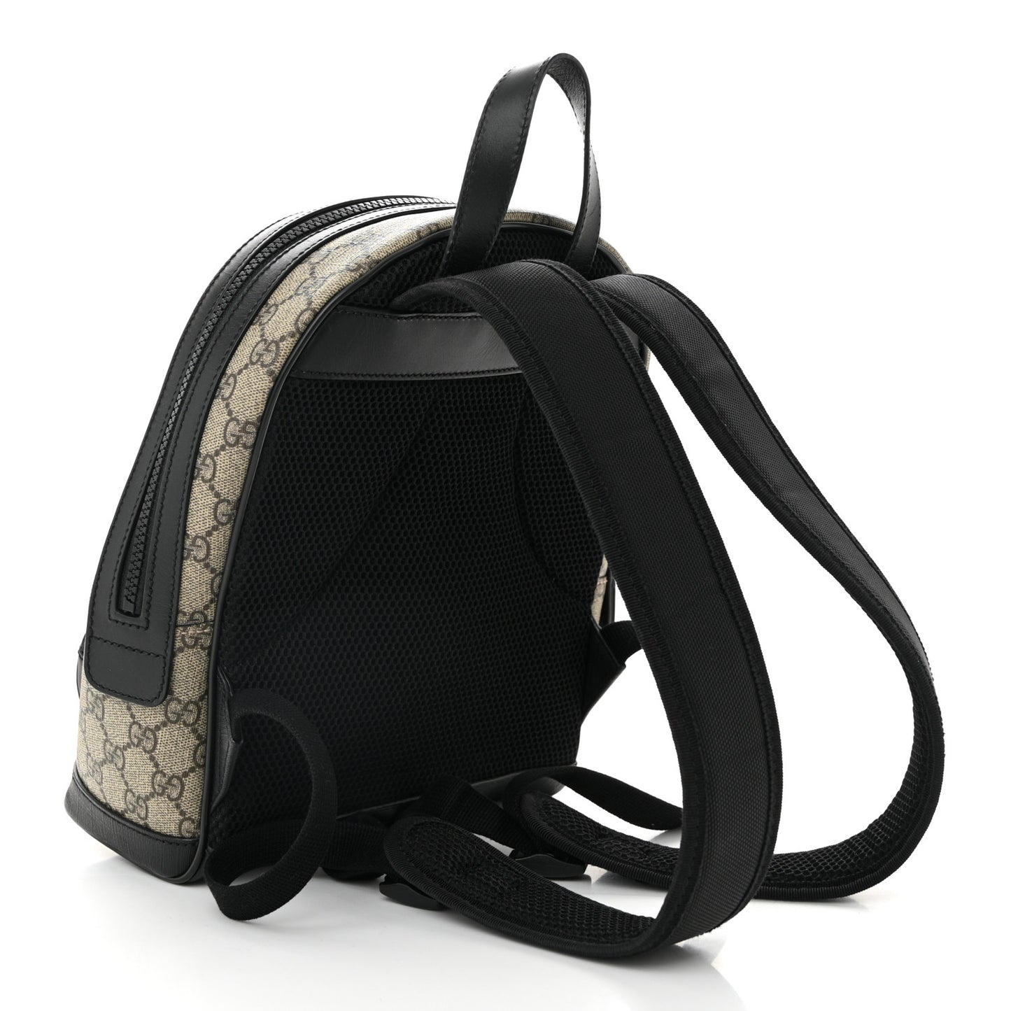 GG Supreme Monogram Small Eden Day Backpack Black