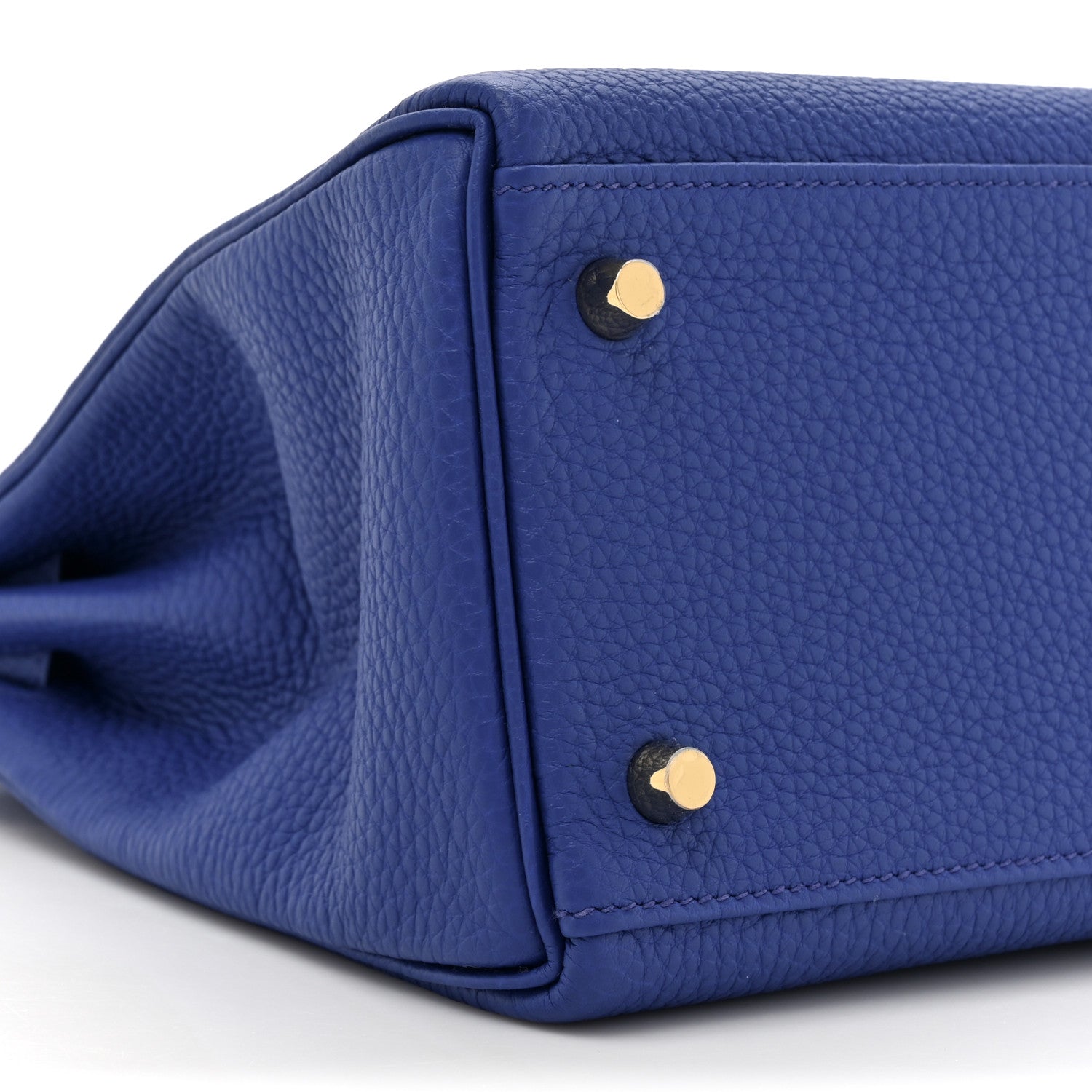 Hermes Togo Kelly Retourne 28 Bleu Royal 10 of 11