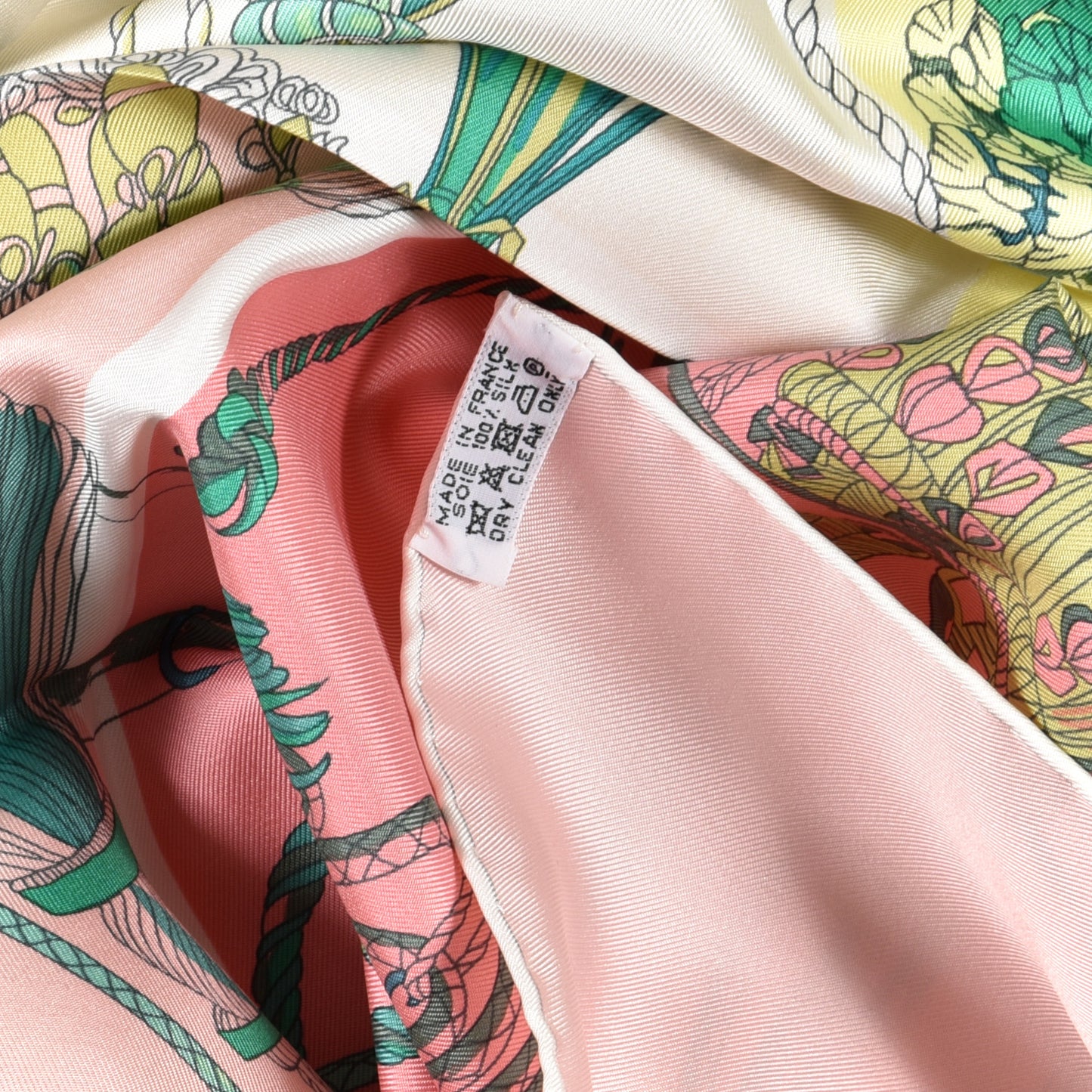 Silk Passementerie Quadri Scarf 90