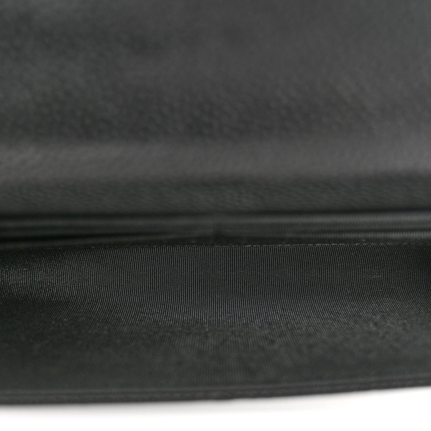 Caviar Quilted Travel Wallet Black