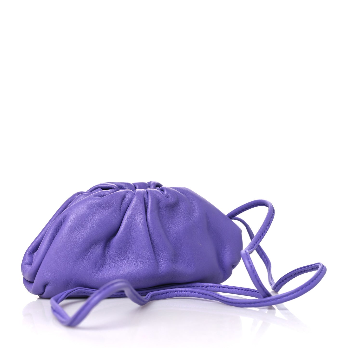 Butter Calfskin Coin Purse Purple