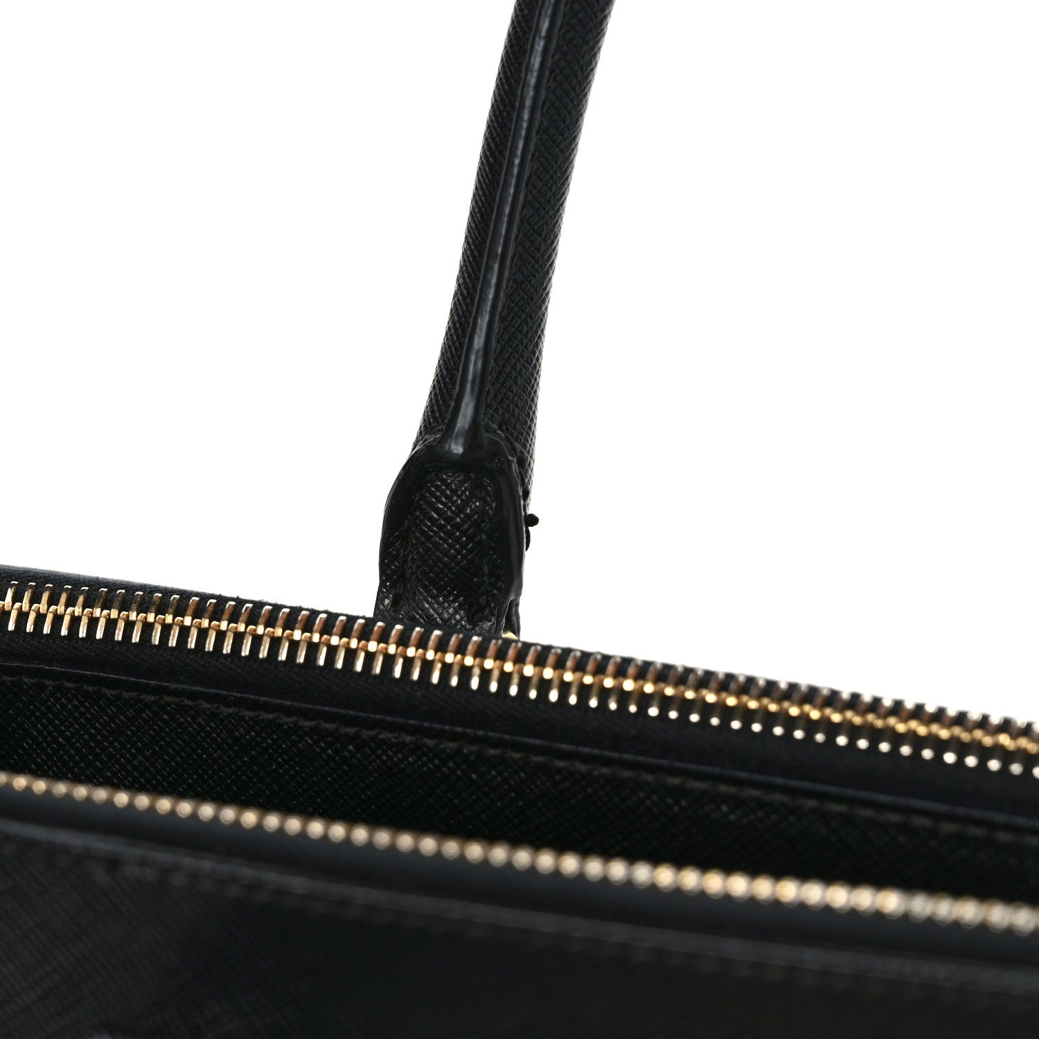 Prada Saffiano Medium Galleria Double Zip Tote Black 12 of 12