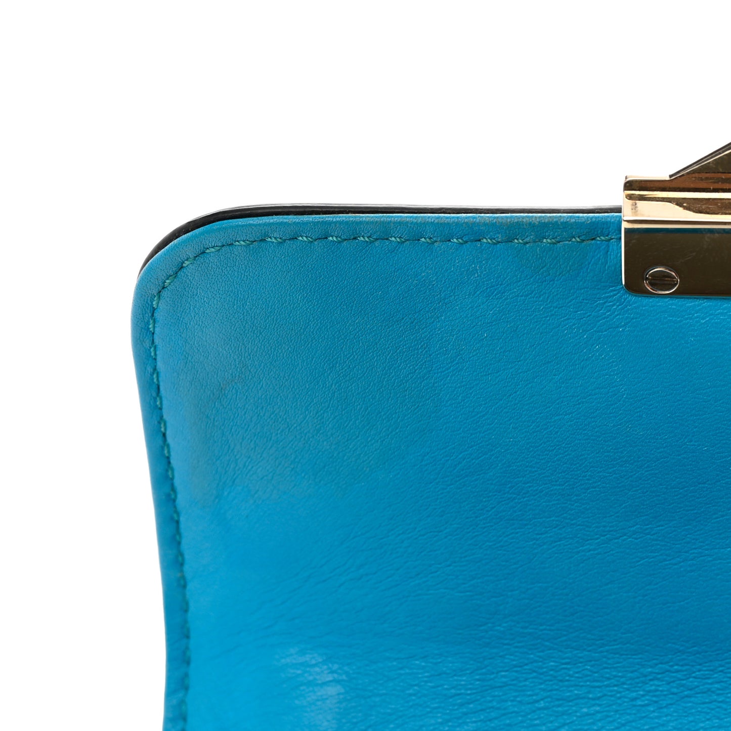 Vitello Mini Glam Lock Rockstud Flap Parrot