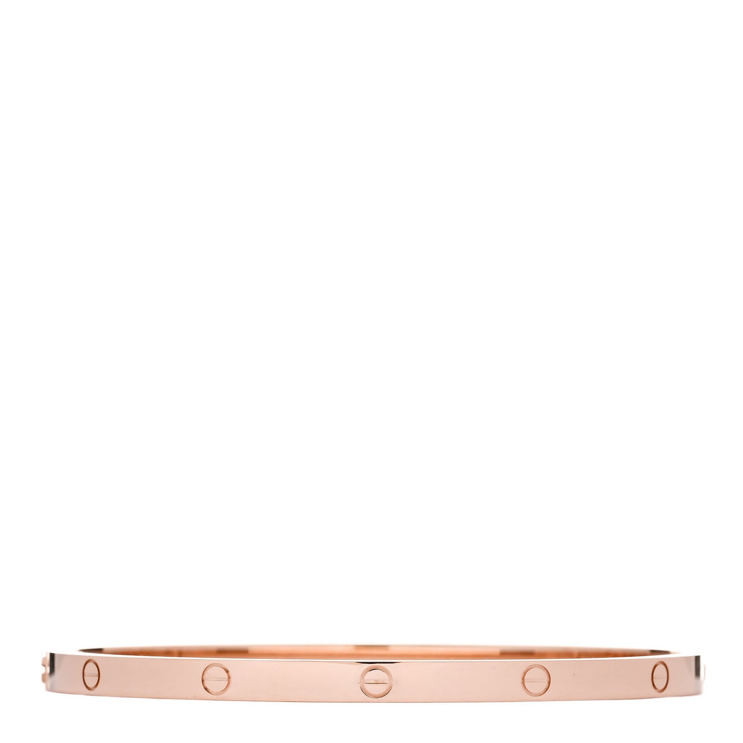 18K Pink Gold Small LOVE Bracelet 17