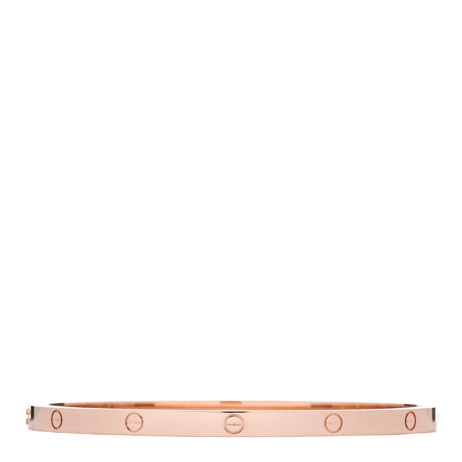 Cartier 18K Pink Gold Small LOVE Bracelet 17 2 of 8