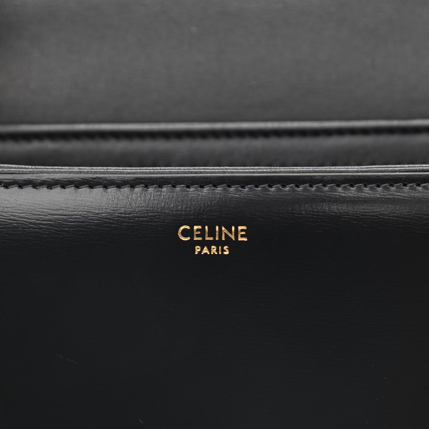 Shiny Calfskin Teen Triomphe Black