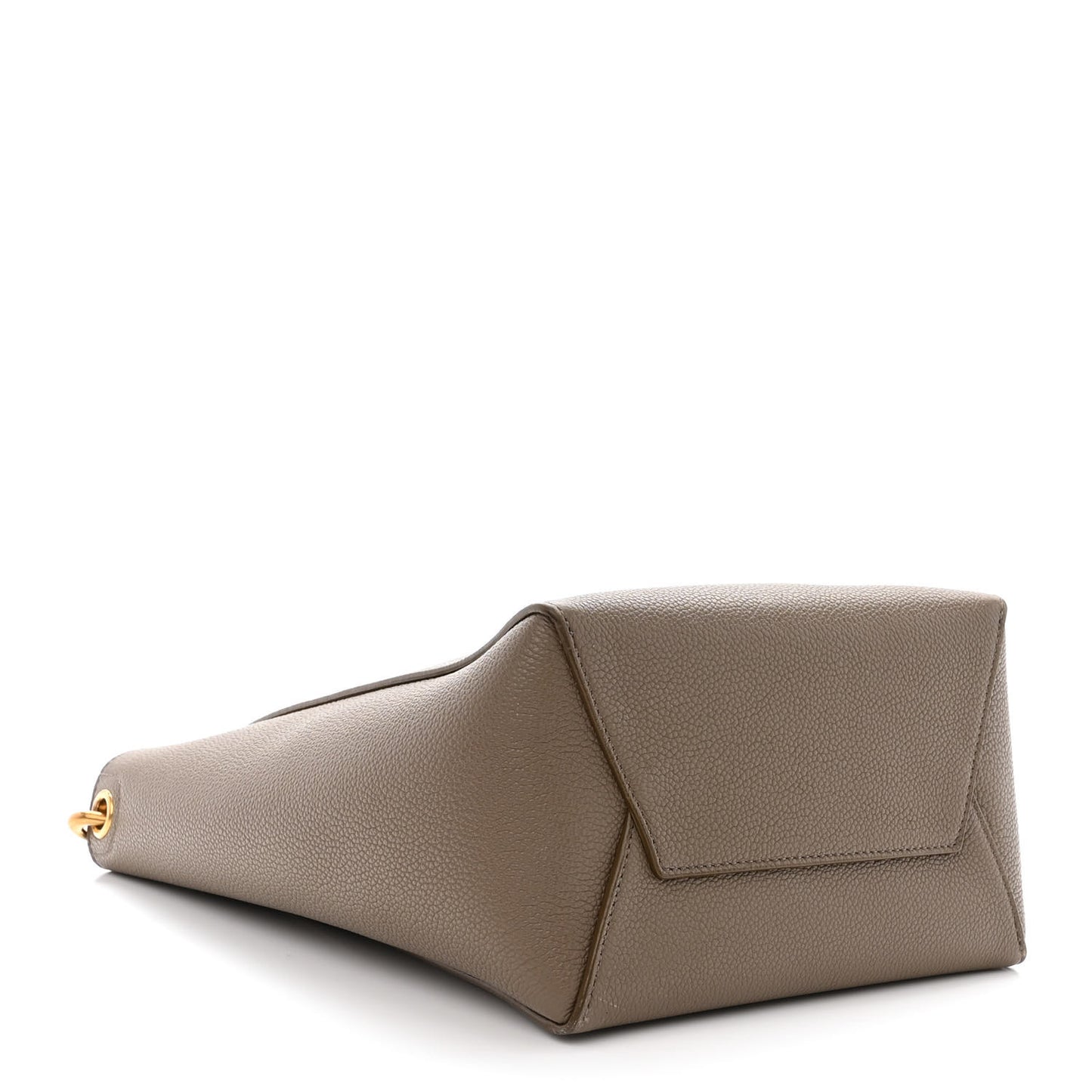 Soft Grained Calfskin Small Sangle Bucket Bag Taupe