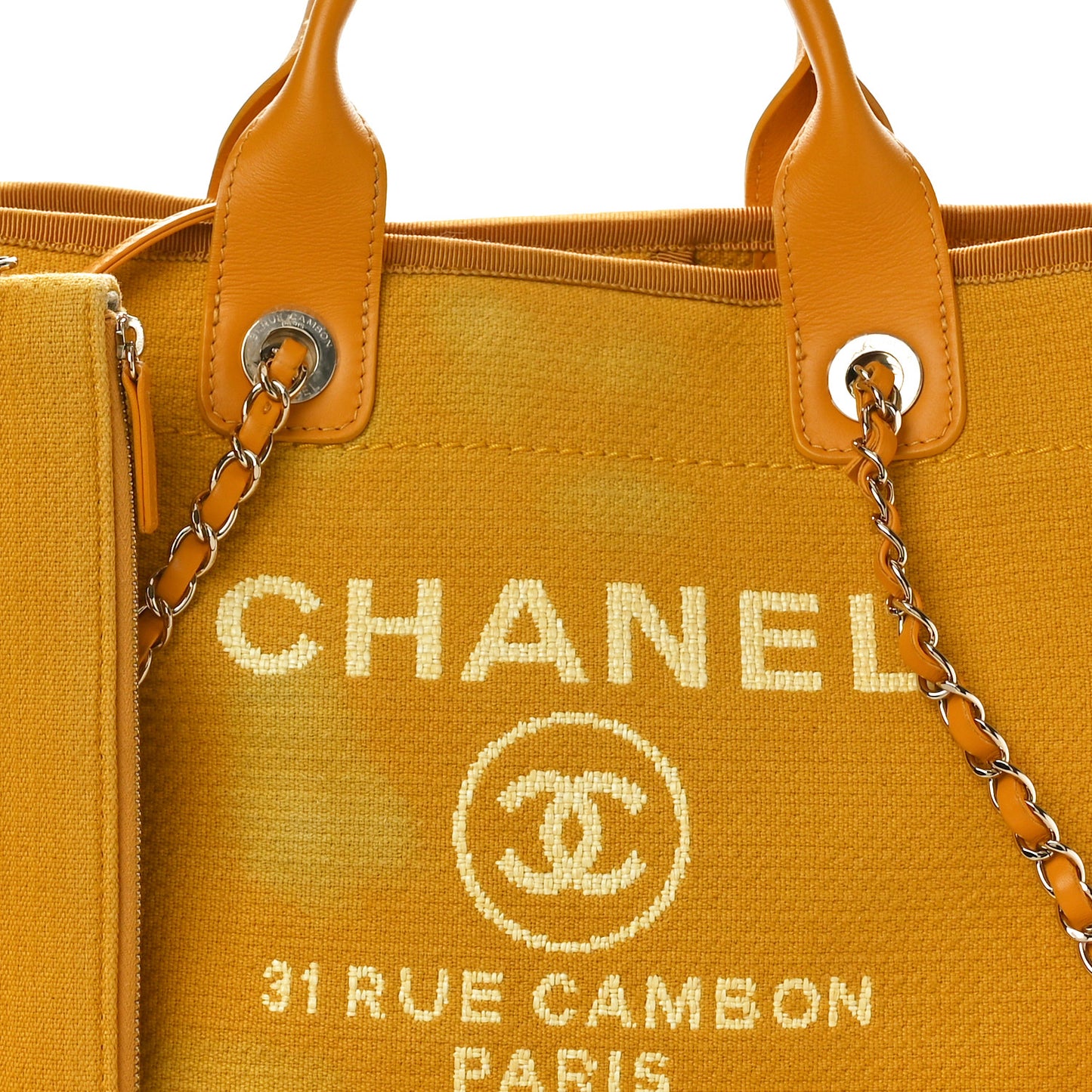 Mixed Fibers Small Deauville Tote Yellow
