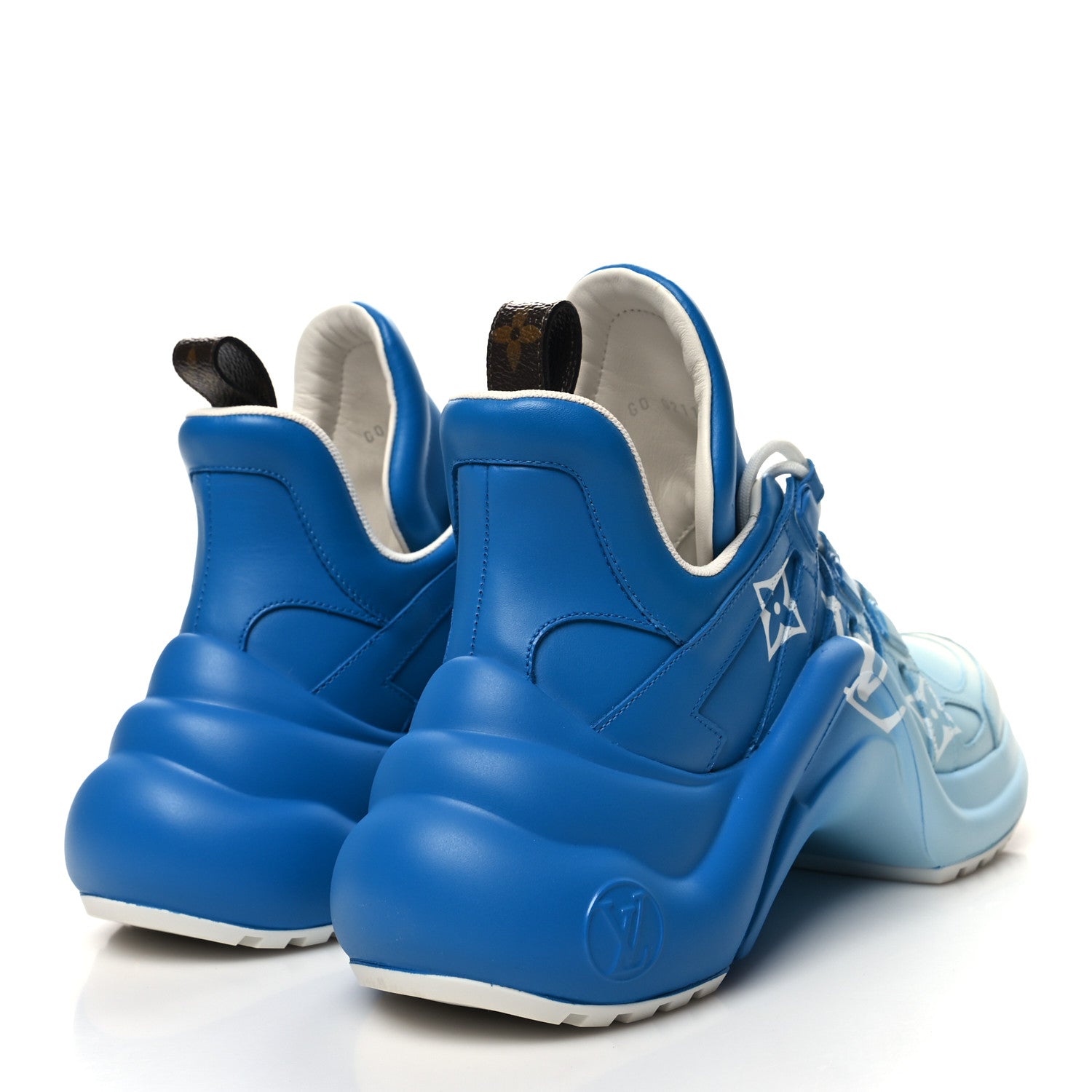 Louis Vuitton Calfskin LV Archlight Sneakers 37.5 Blue 4 of 8