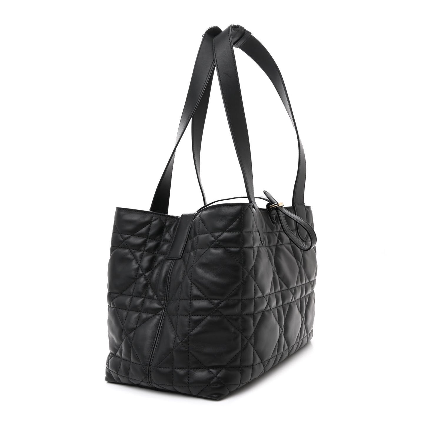 Calfskin Macrocannage Medium Toujours Black