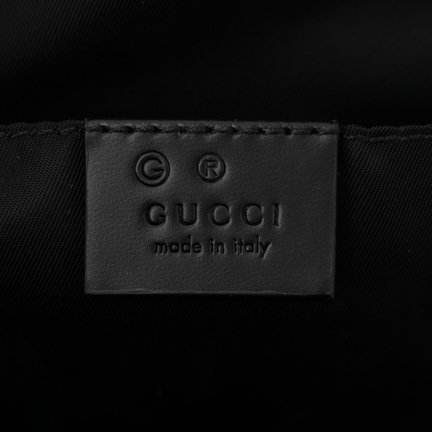 Gucci Canvas Web Slim Belt Bag Black 6 of 10