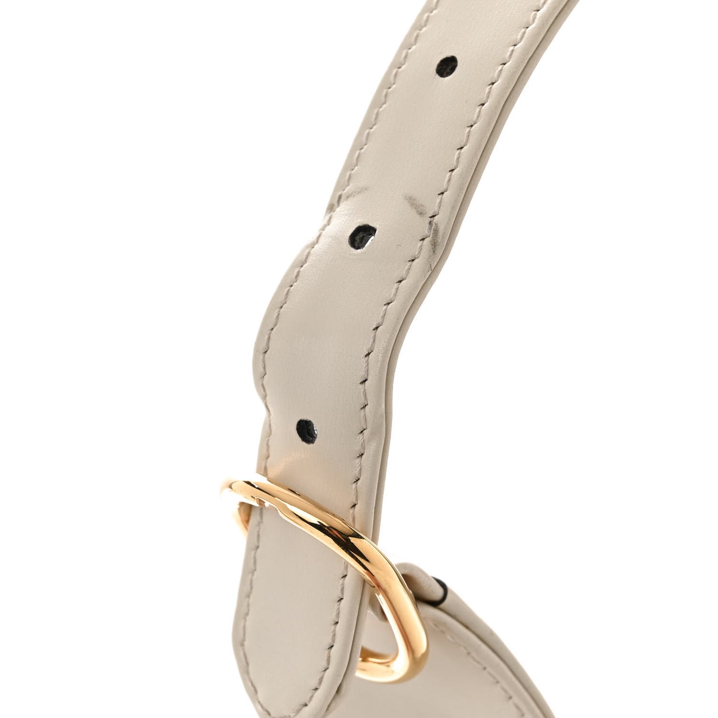 Boarded Dyana Lux Calfskin Small Jackie 1961 Hobo Mystic White