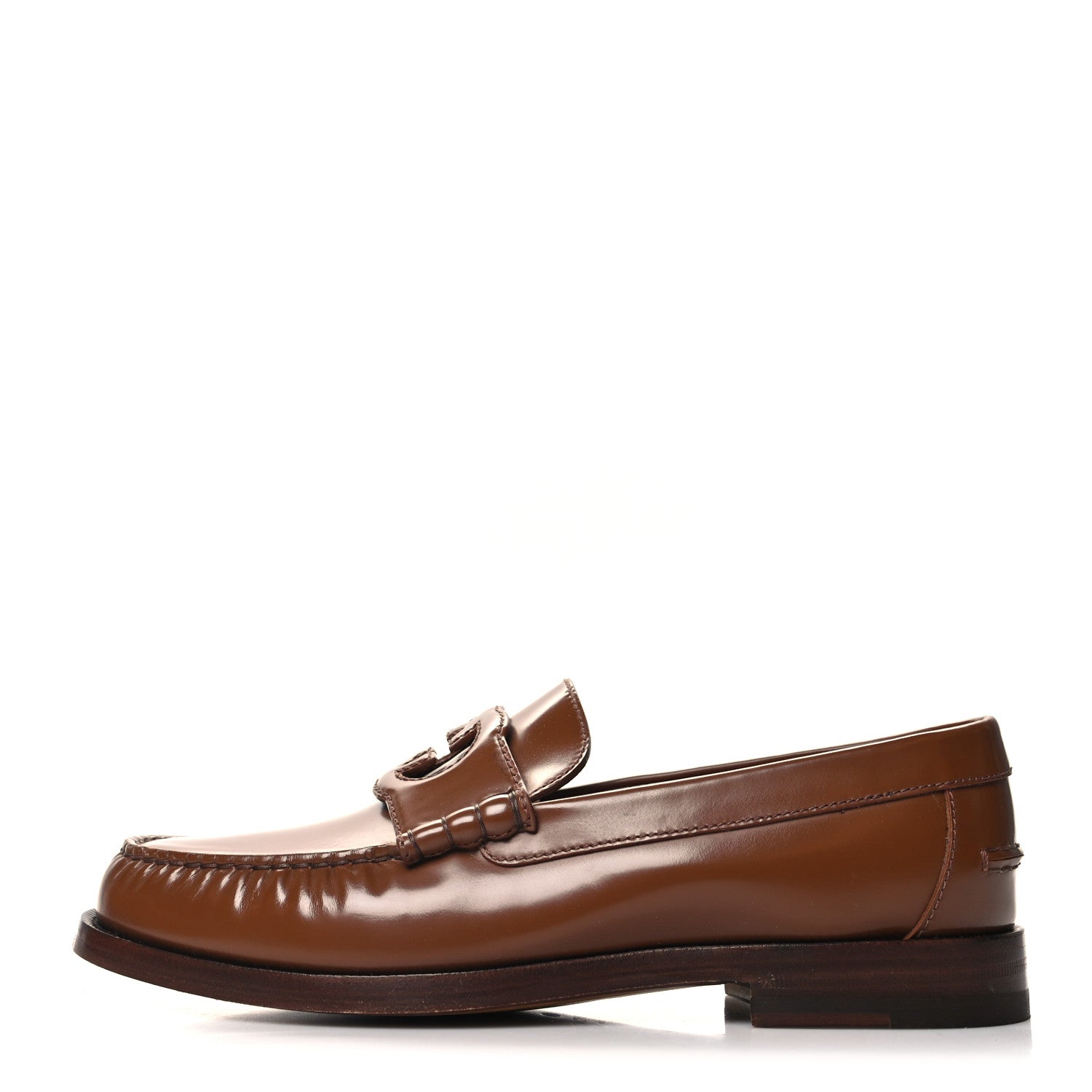 Gucci Calfskin Mens Interlocking G Millennial Ribot Loafers  display picture 1