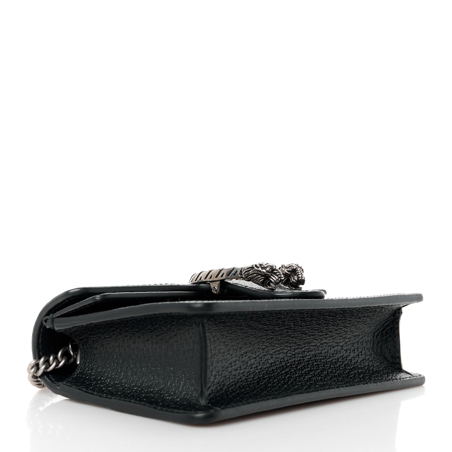 Jacquard Black Denim GG Monogram Super Mini Dionysus Shoulder Bag Black Ivory
