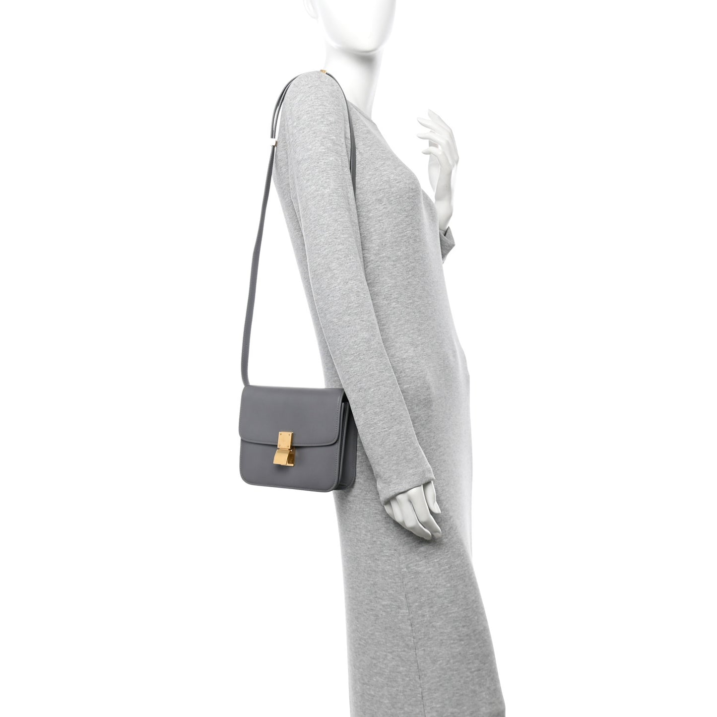 Box Calfskin Teen Classic Box Flap Bag Frost