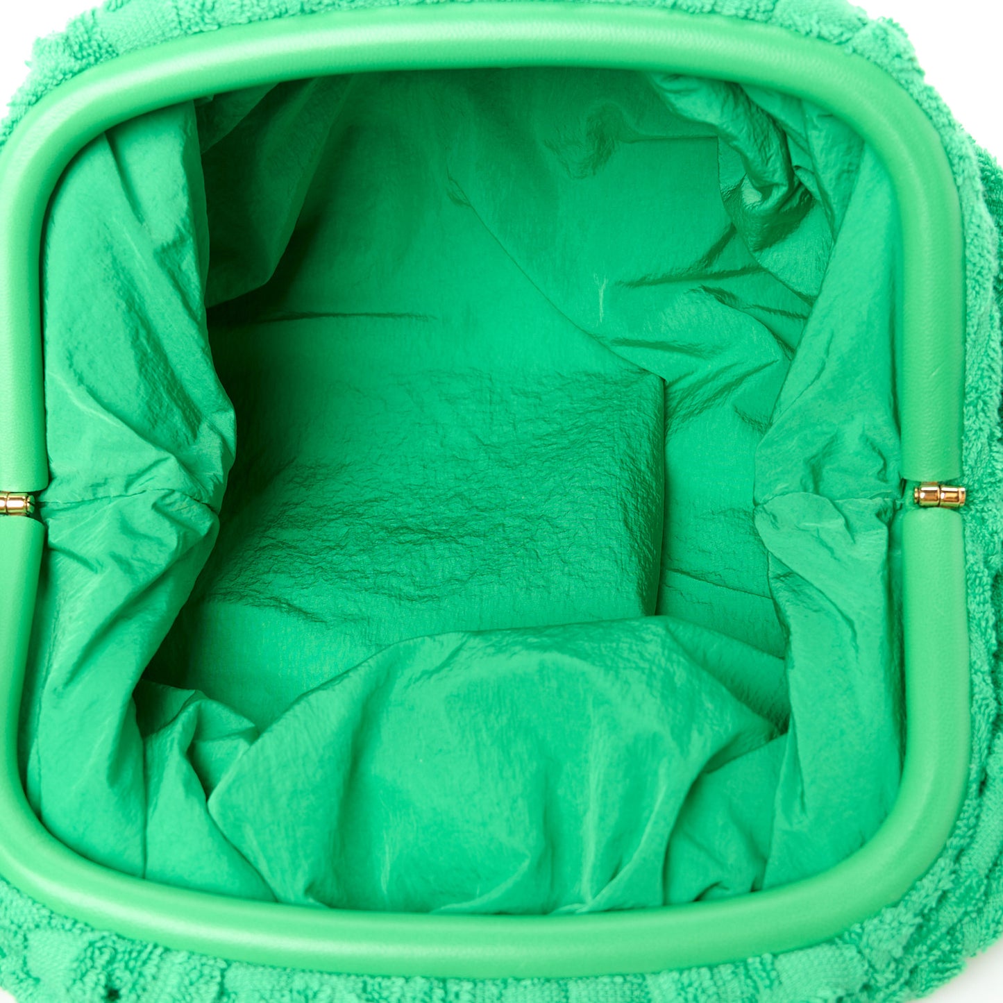 Sponge Fabric The Pouch Clutch Grass