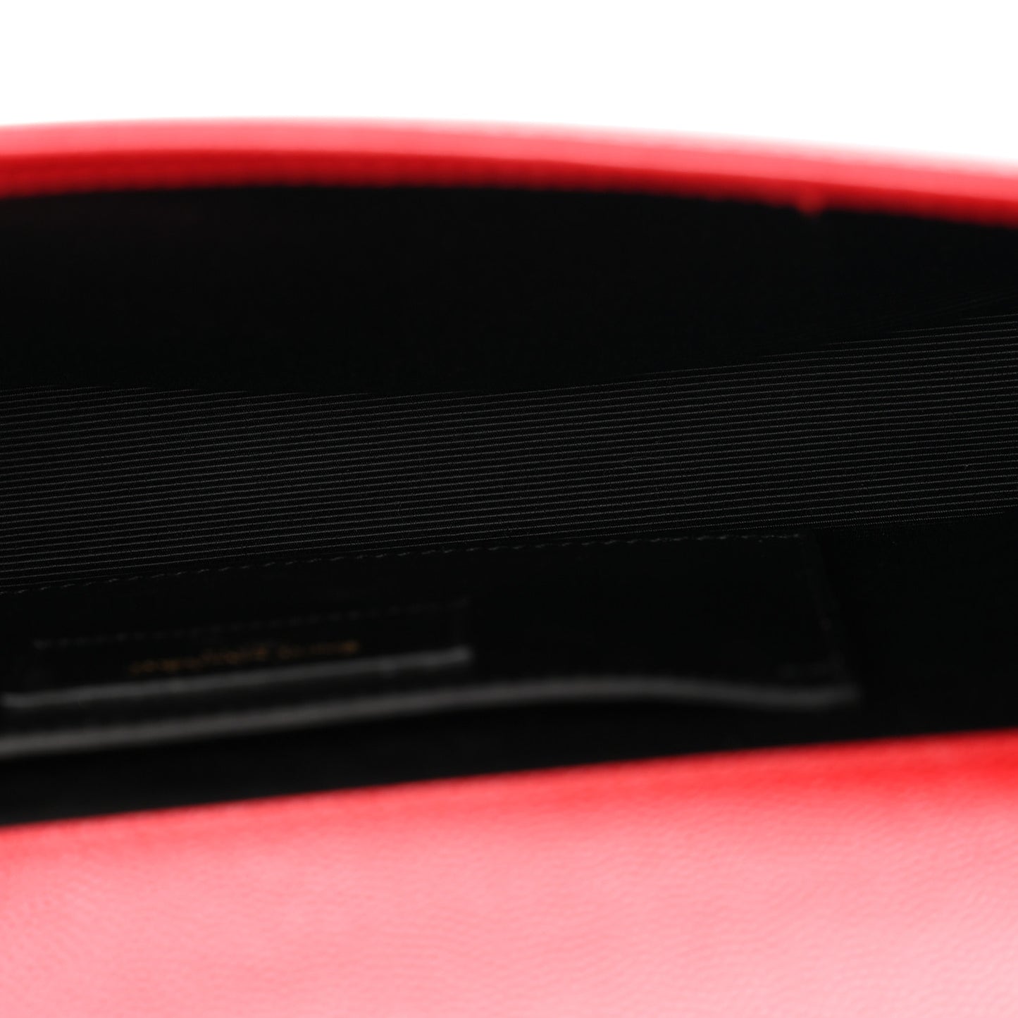 Grain De Poudre Monogram Cassandre Clutch Rouge Orient