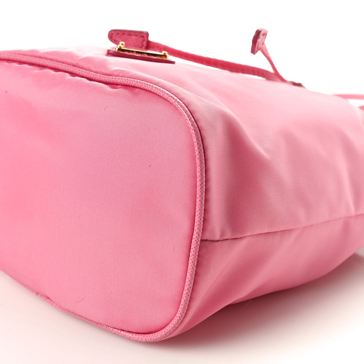 Re-Nylon Saffiano Mini Re-Edition 1978 Bucket Bag Begonia
