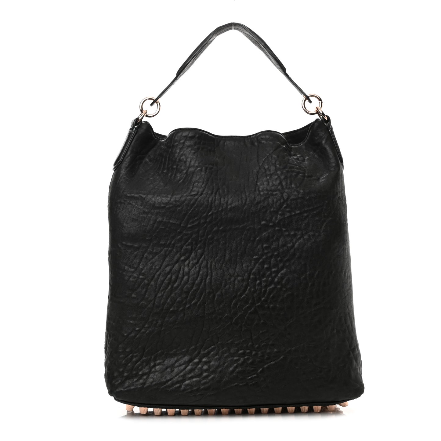 Pebbled Lambskin Darcy Hobo Black