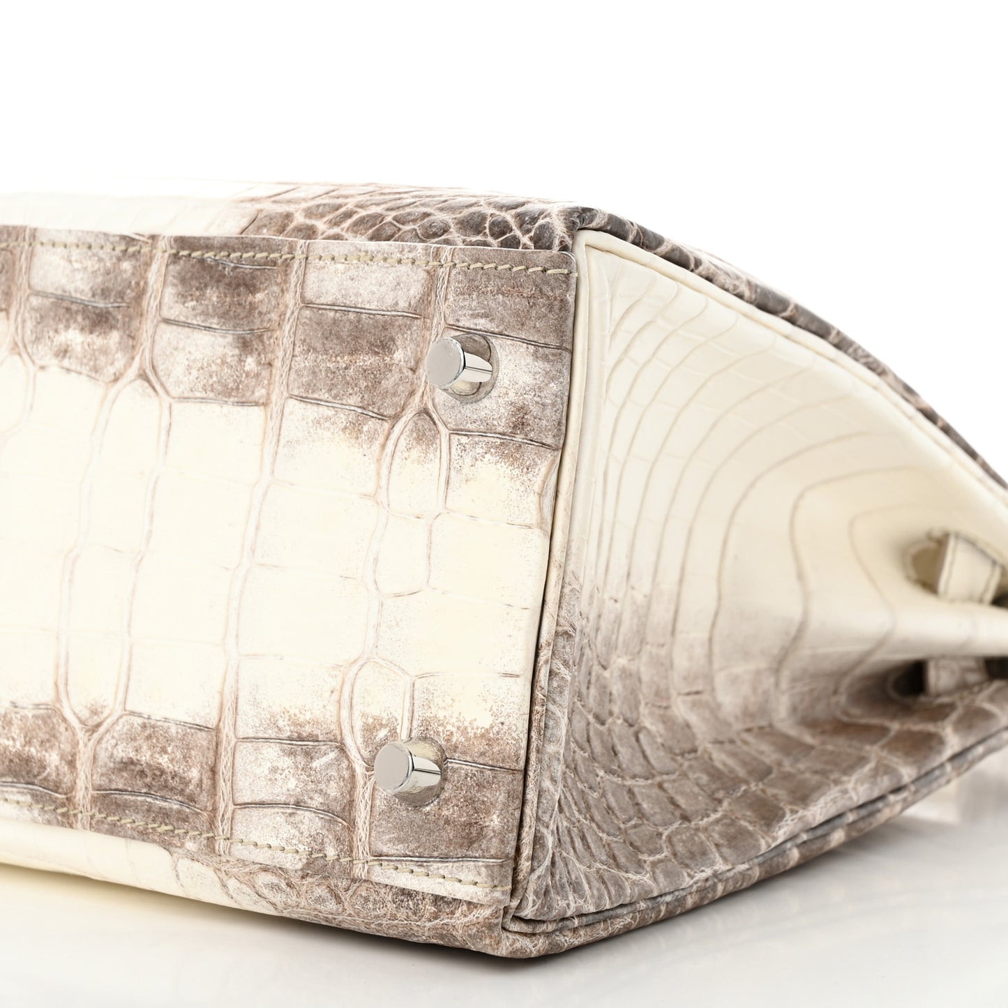 Matte Niloticus Crocodile Himalaya Kelly Retourne 28 White