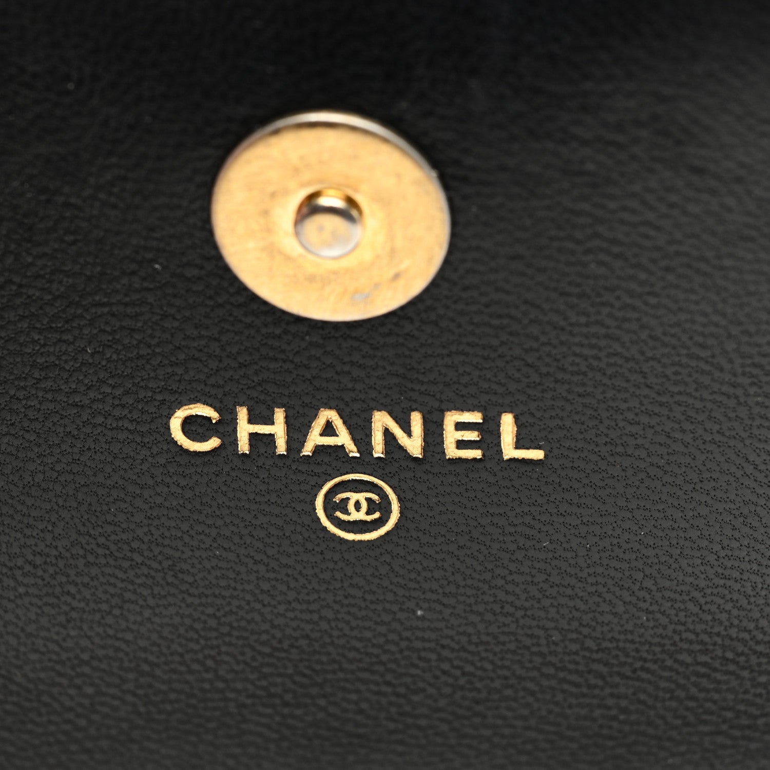 Chanel Lambskin Quilted Sweet Camellia Clutch With Chain Black 6 of 10