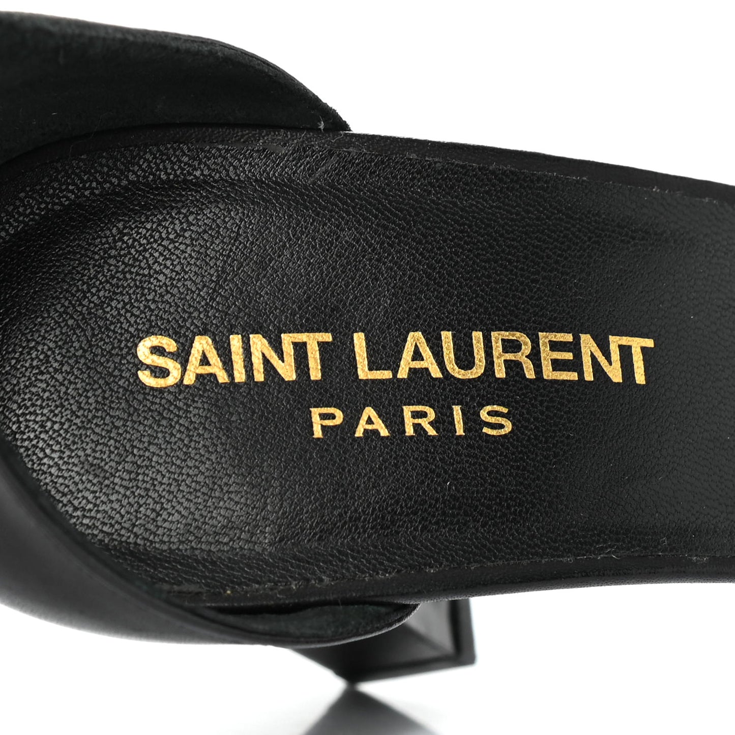 Calfskin Grace105 Studded 105 Ankle Strap Sandals 39 Black