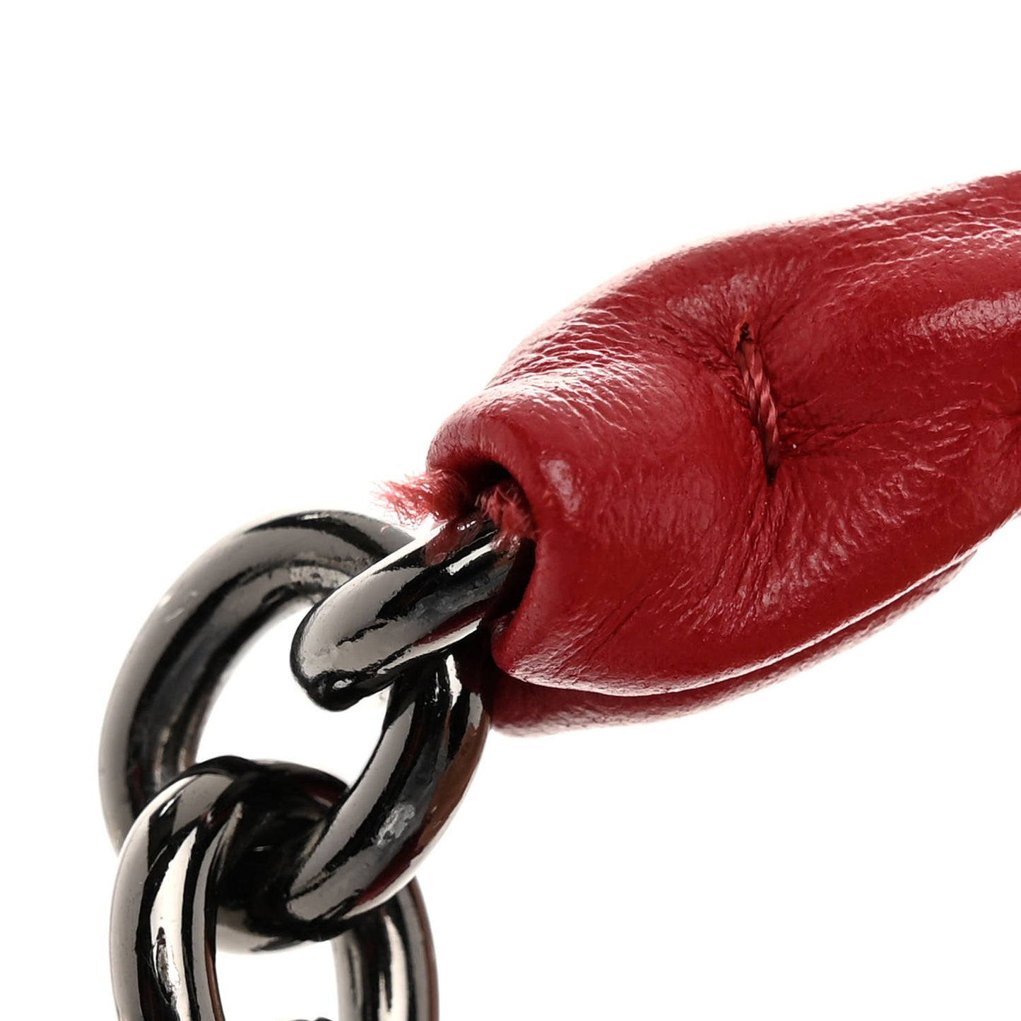TOM FORD Calfskin Quilted Small Natalia Shoulder Bag Fire