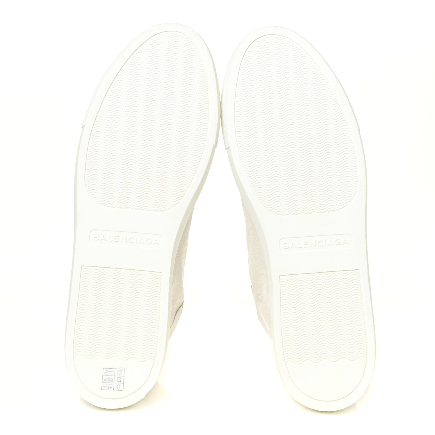 Balenciaga Agneau Arena Opaque Mens High Top Sneakers 43 Extra White 6 of 13