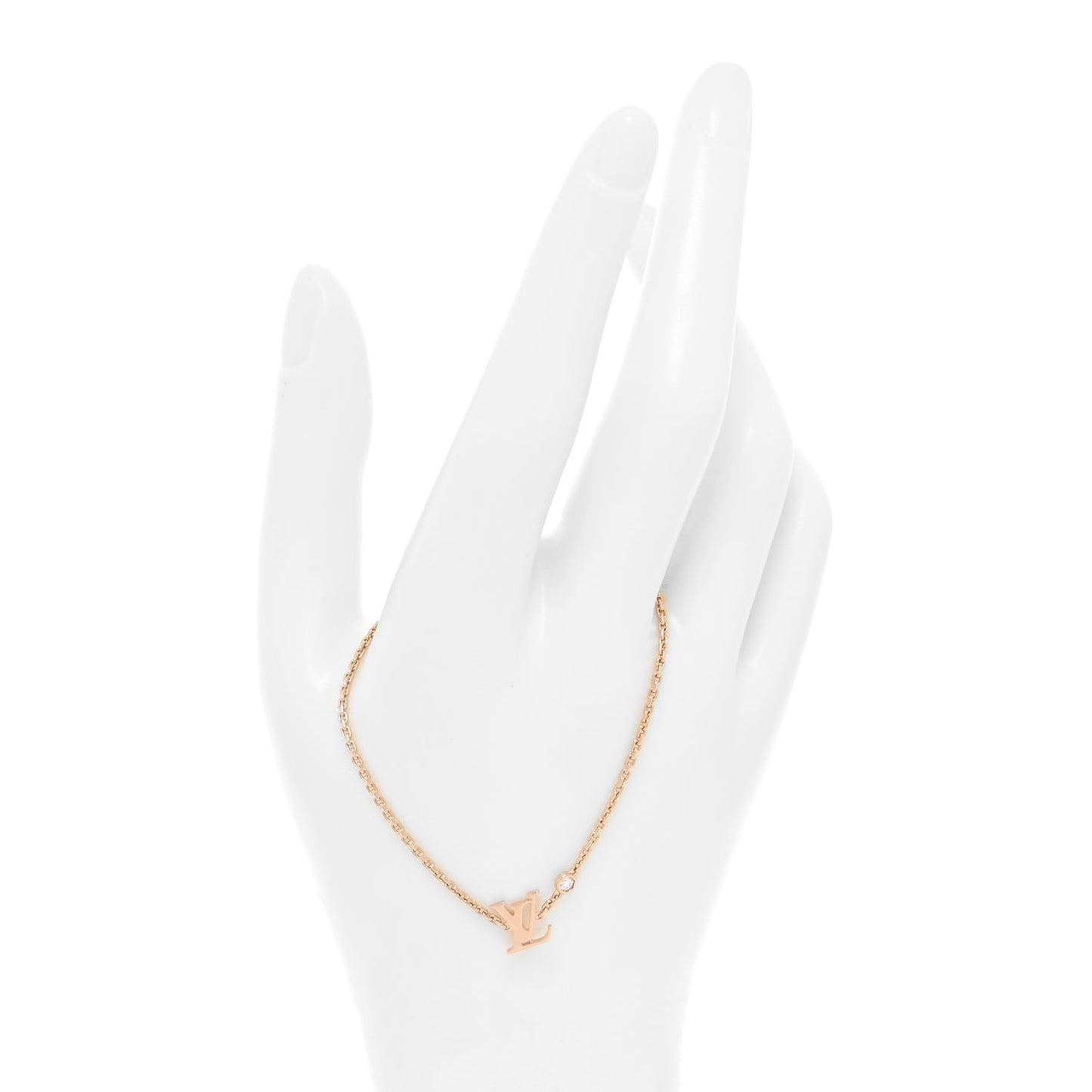 18K Rose Gold Diamond Idylle Blossom LV Bracelet