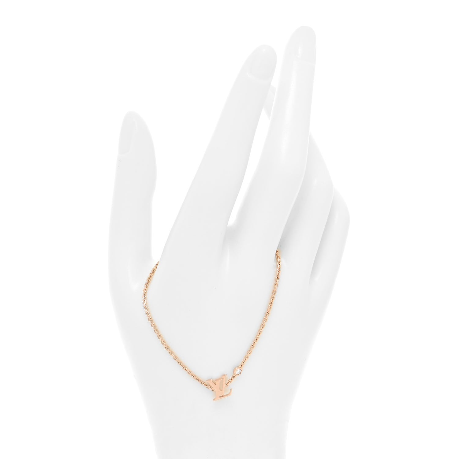 Louis Vuitton 18K Rose Gold Diamond Idylle Blossom LV Bracelet 2 of 4