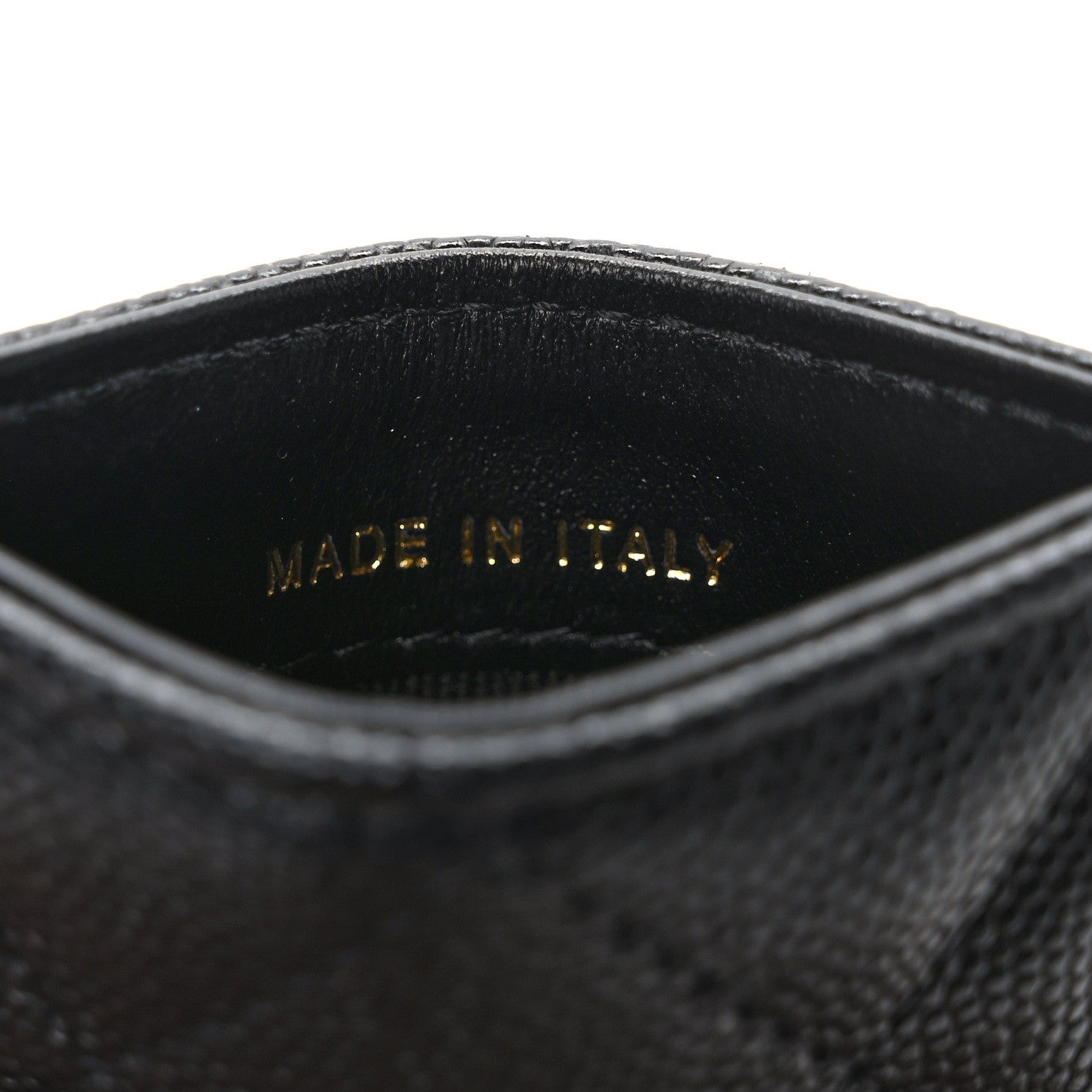 Chanel Caviar Quilted Crystal Vertical Card Holder Black 7 of 9