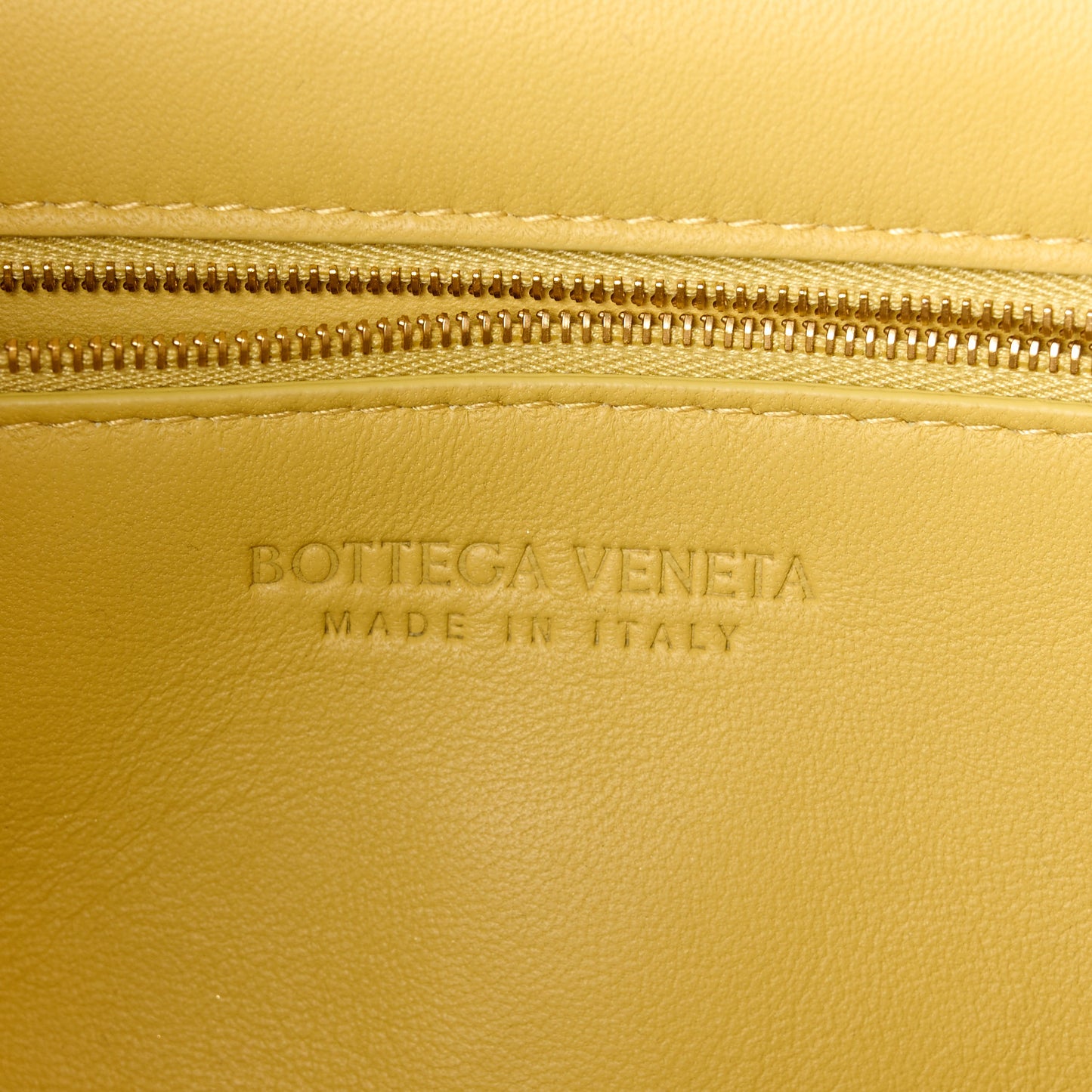 Nappa Intreccio Padded Top Handle Shoulder Bag Corn