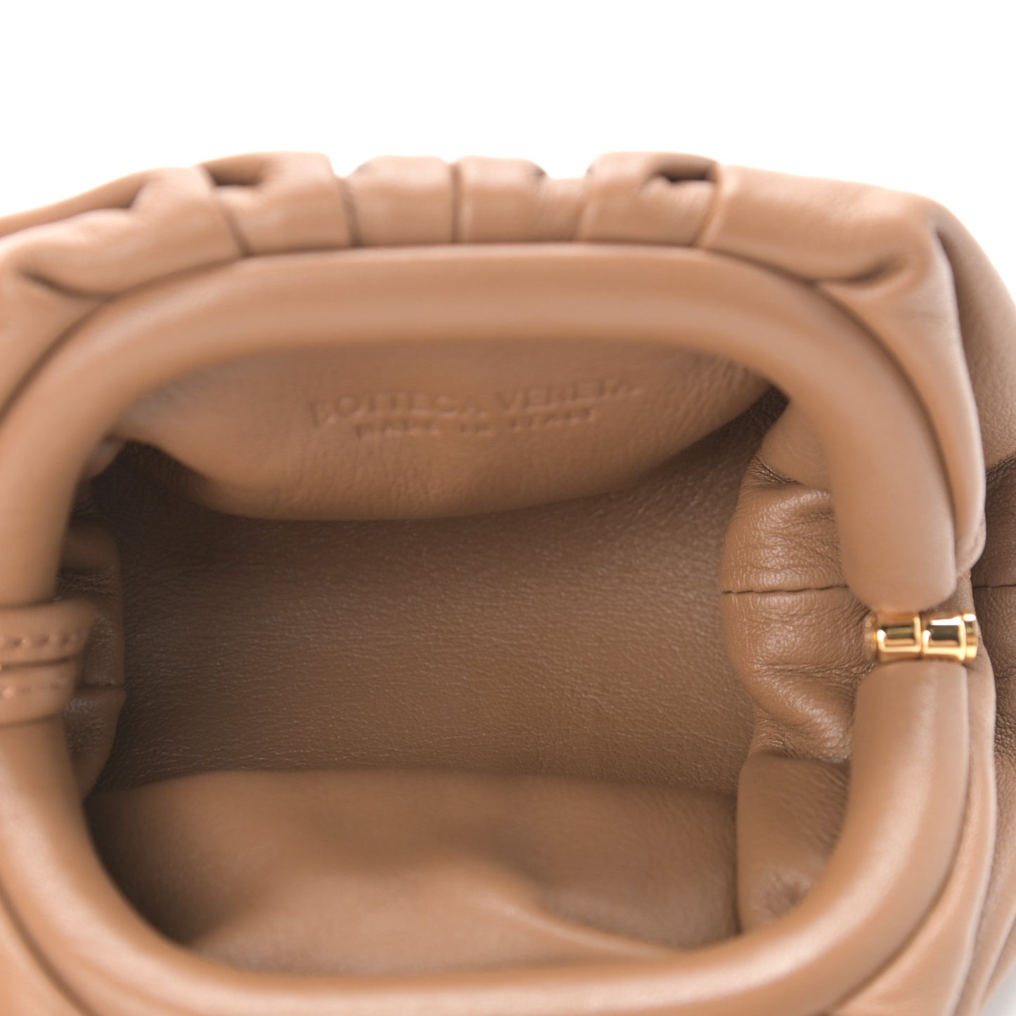 Butter Calfskin Coin Purse Cammello