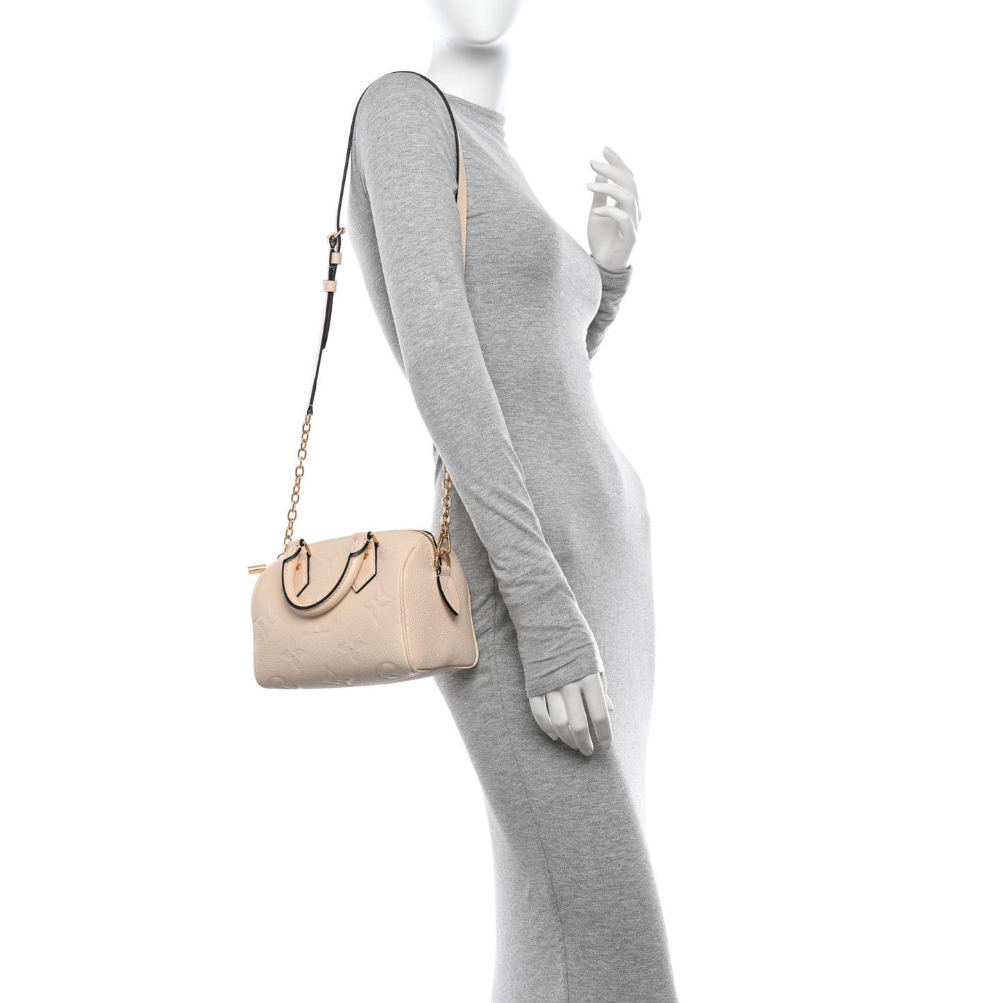 Empreinte Monogram Giant Speedy Bandouliere 20 Creme
