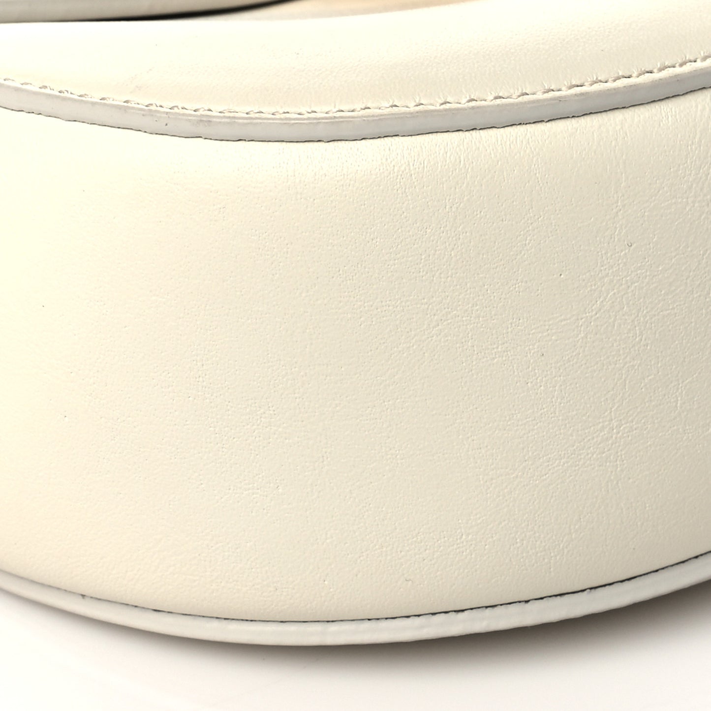 Calfskin Mini Drew Shoulder Bag White