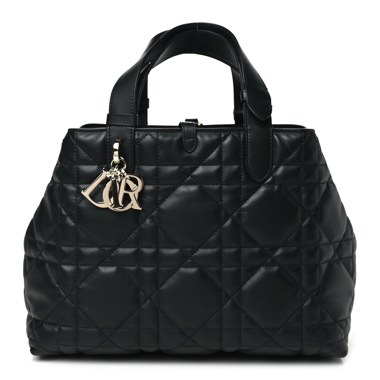 Calfskin Macrocannage Medium Toujours Black