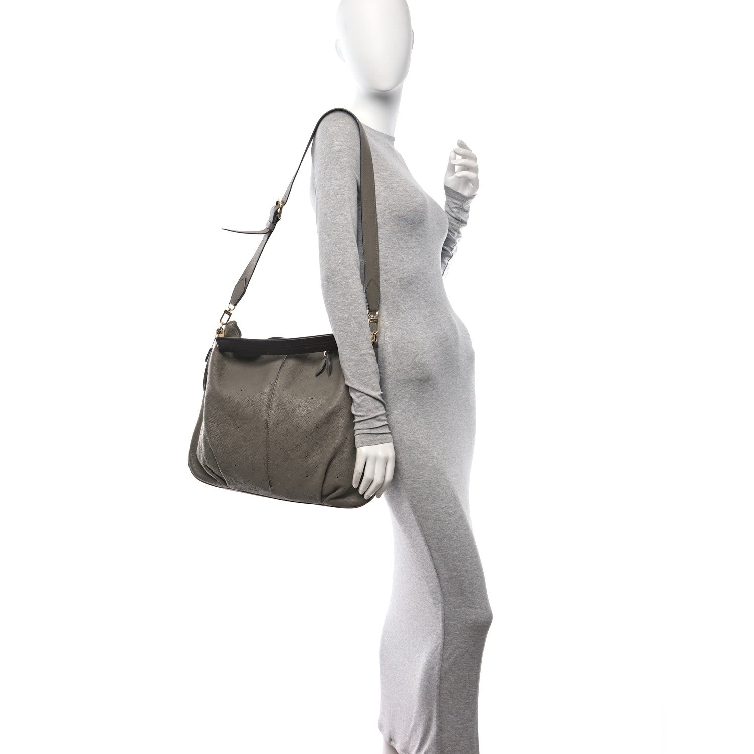 Louis Vuitton Mahina Selene MM Taupe 2 of 11