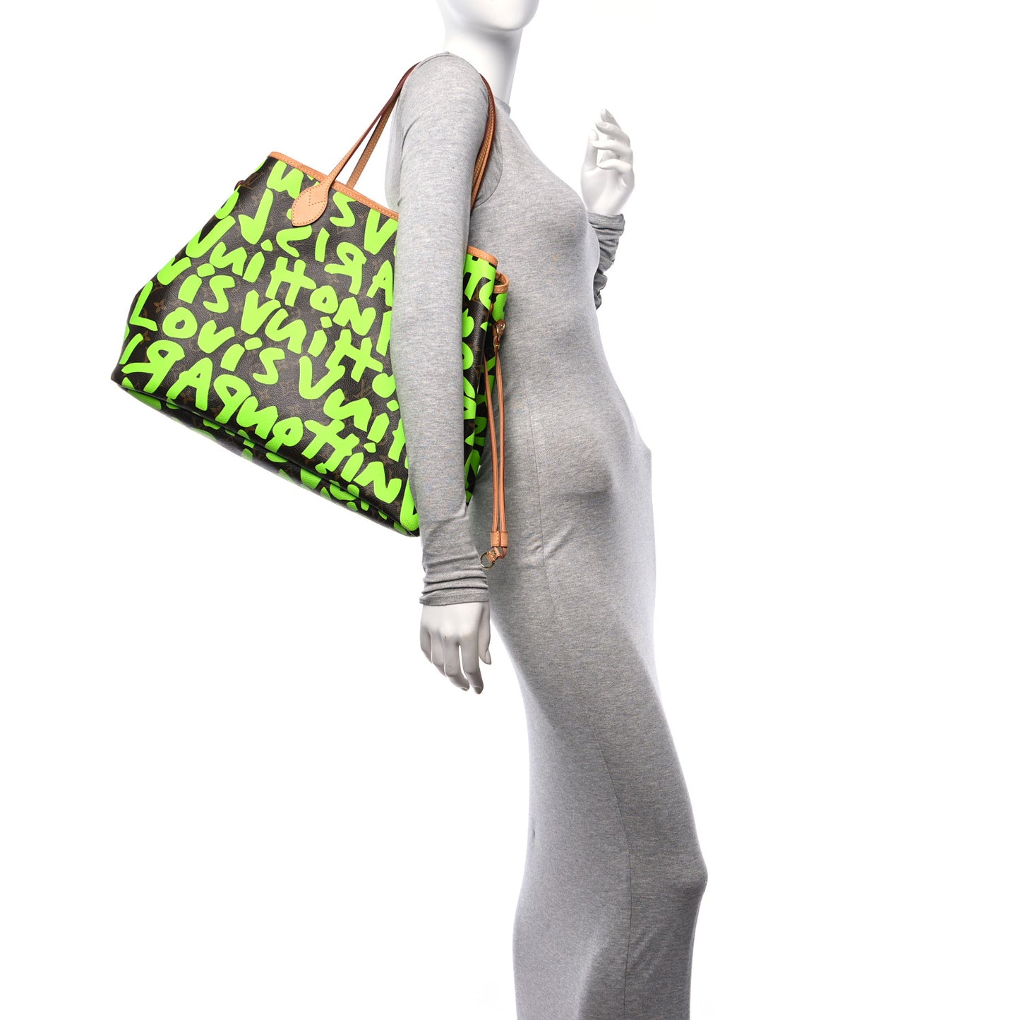 Monogram Graffiti Neverfull GM Green