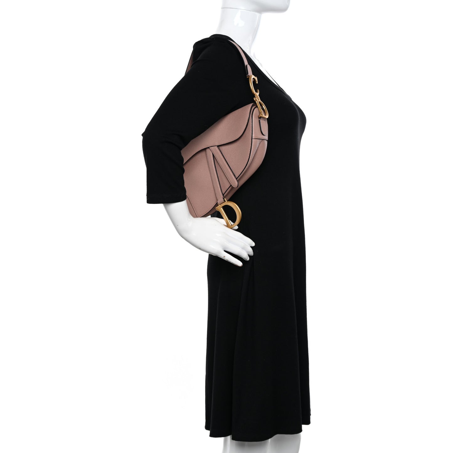 Grained Calfskin Saddle Bag Fard