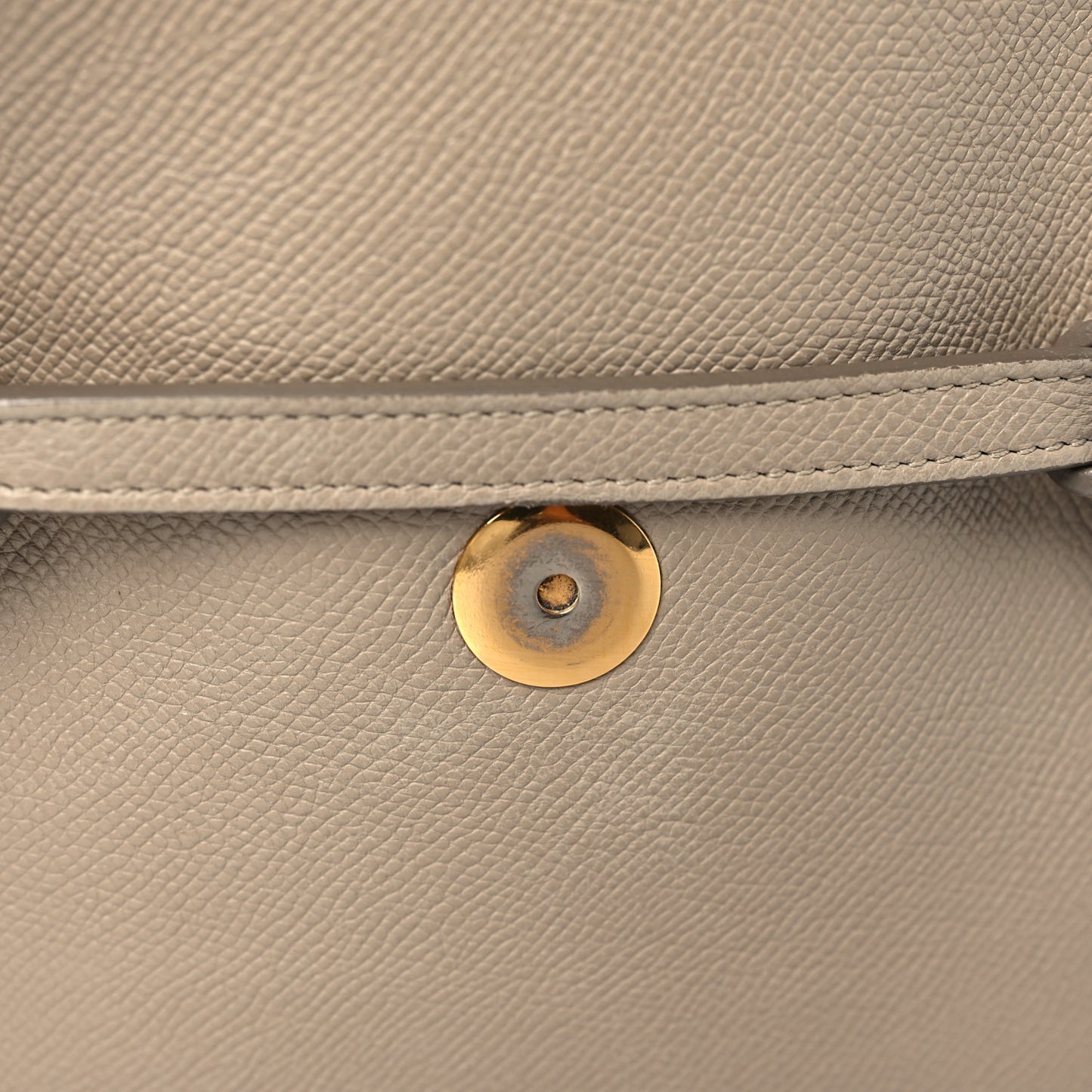 Grained Calfskin Nano Belt Bag Light Taupe