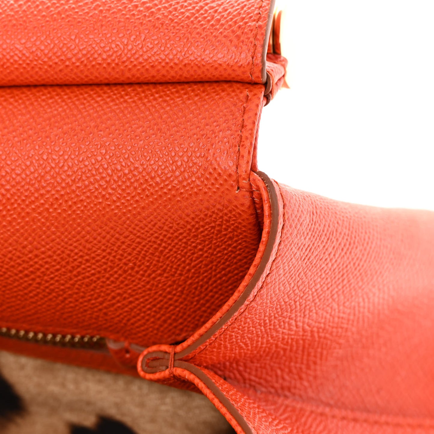 DOLCE & GABBANA Dauphine Large Miss Sicily Satchel Orange