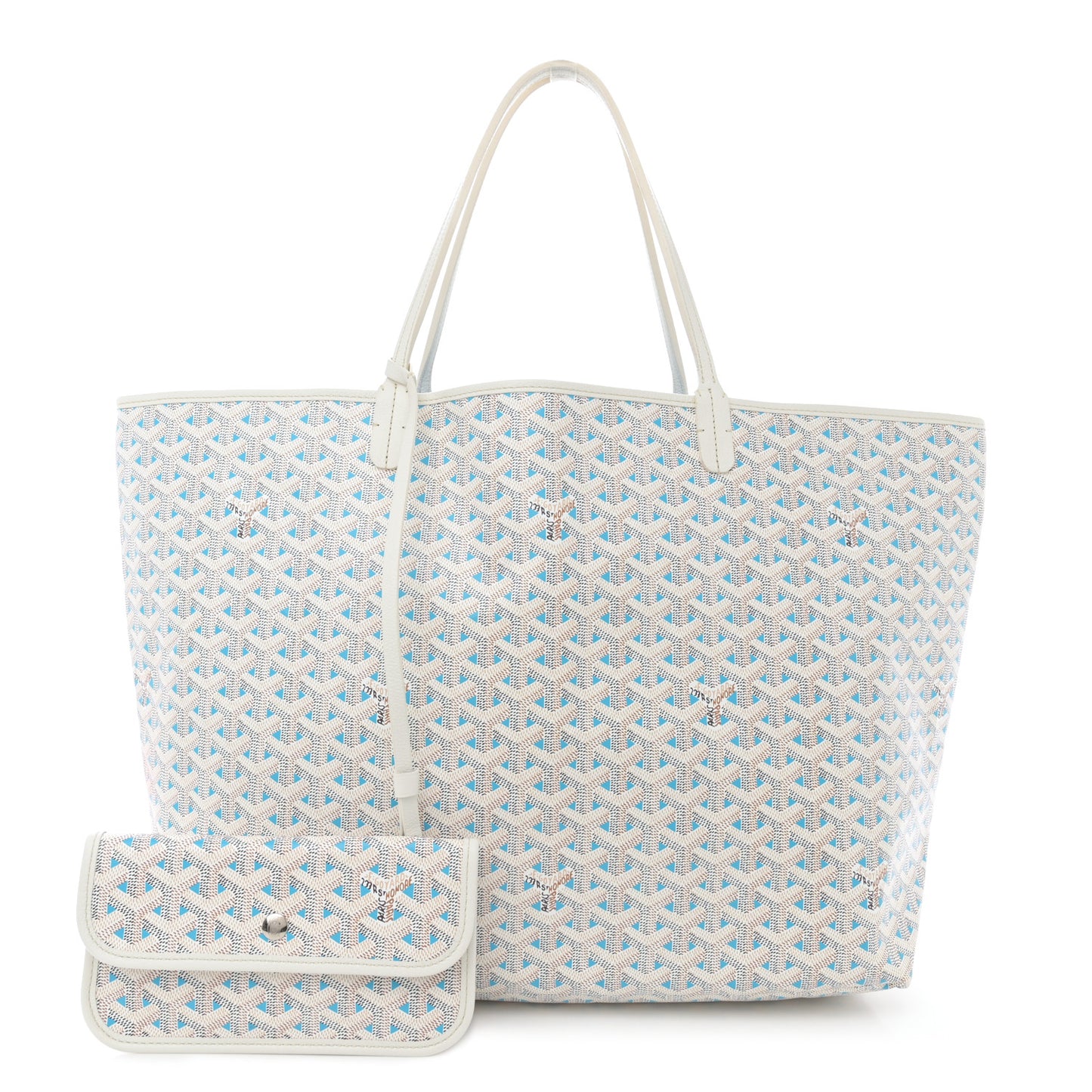 Goyardine Saint Louis Claire Voie GM White Opaline