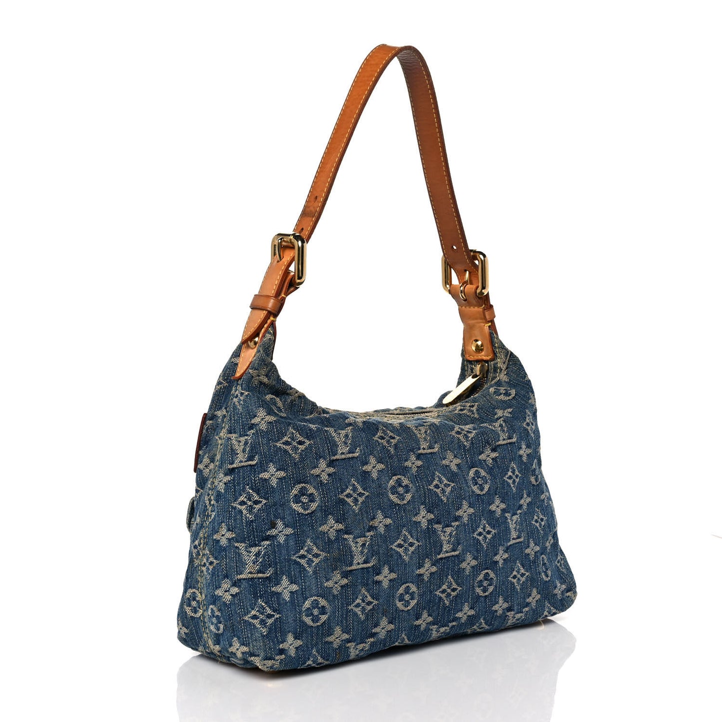 Monogram Denim Baggy PM Blue