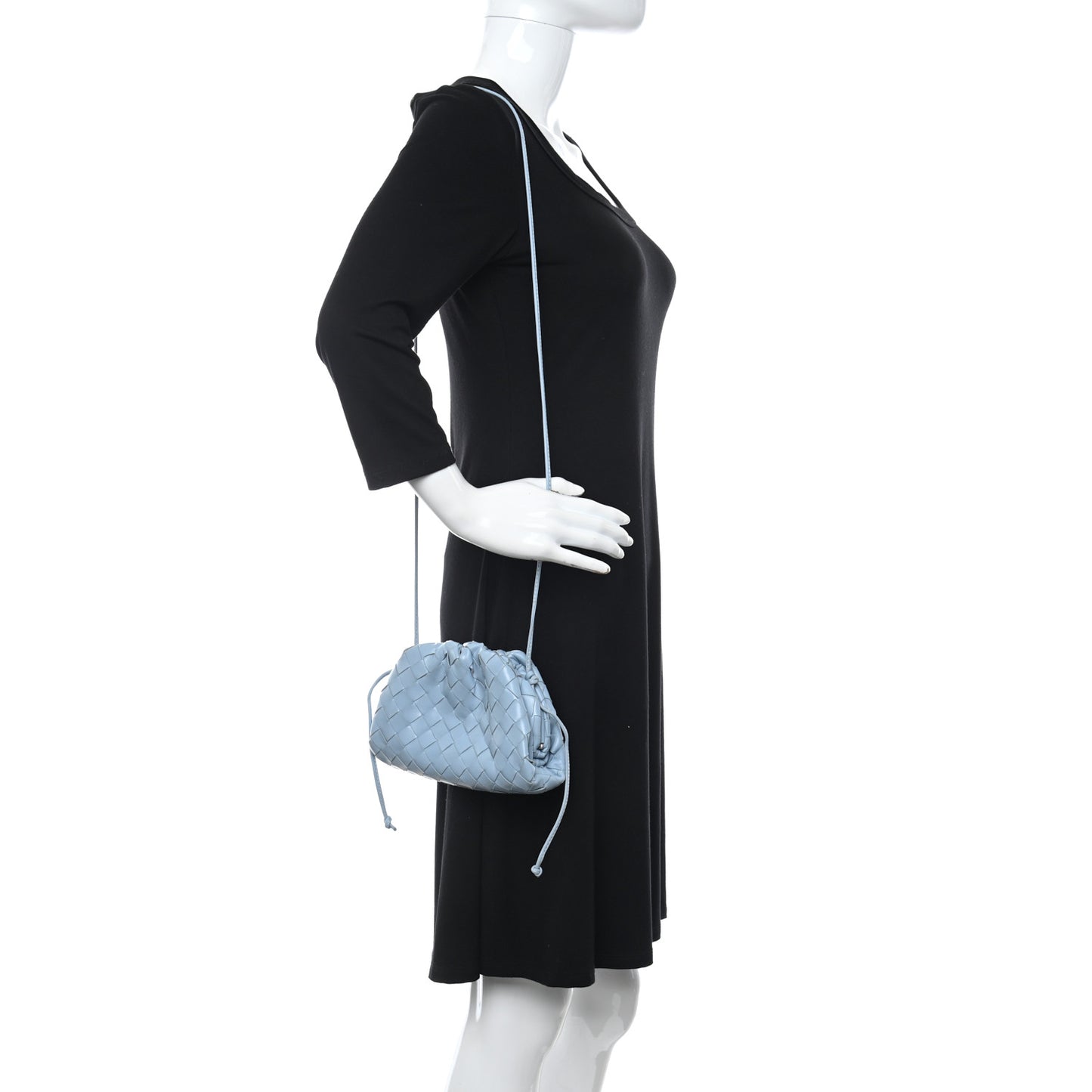 Nappa Intrecciato The Mini Pouch Ice