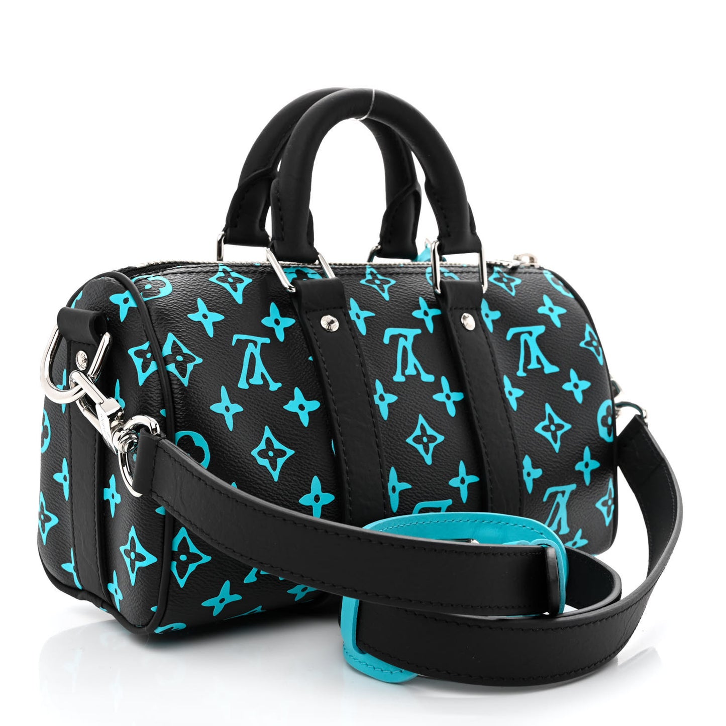 Monogram Playground Keepall Bandouliere 25 Black