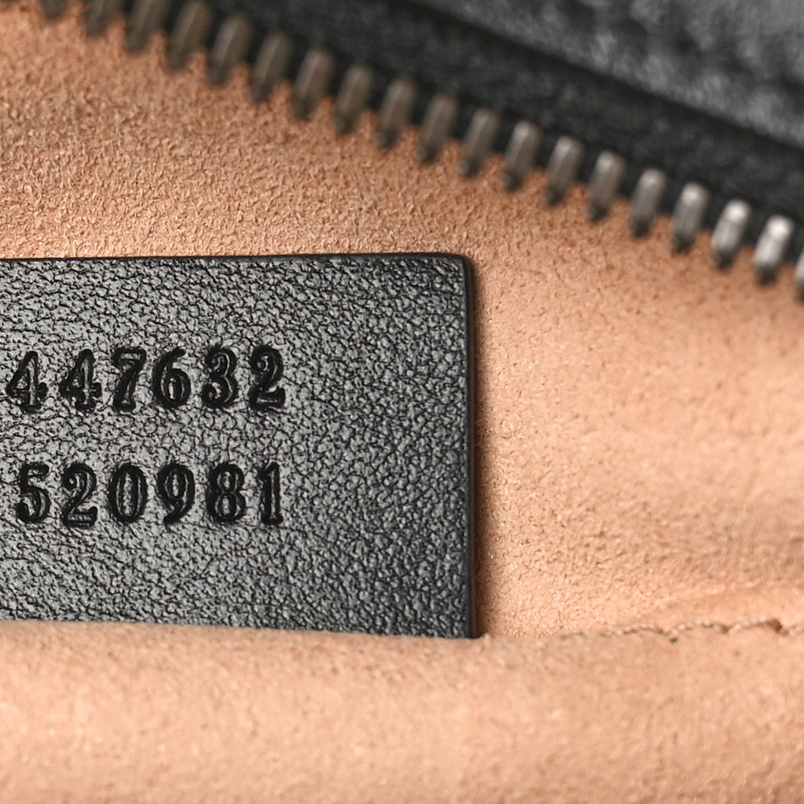 Gucci Calfskin Matelasse Small GG Marmont Chain Shoulder Bag Black 7 of 10