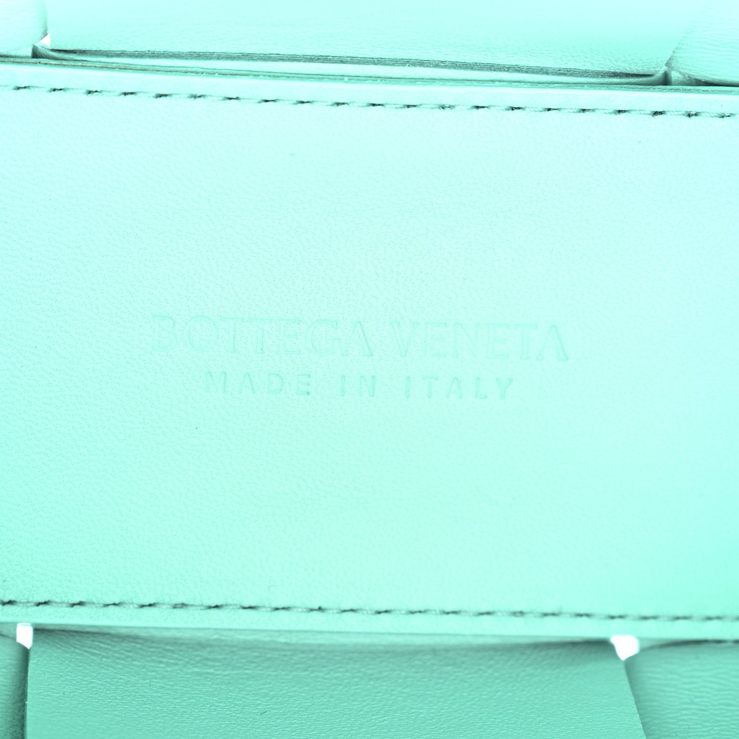 Lambskin Maxi Intreccio Candy Arco Tote Celadon
